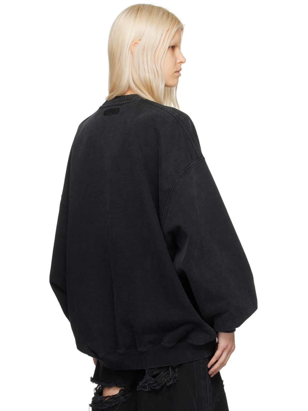 Black Very Expensive Sweatshirt - 3