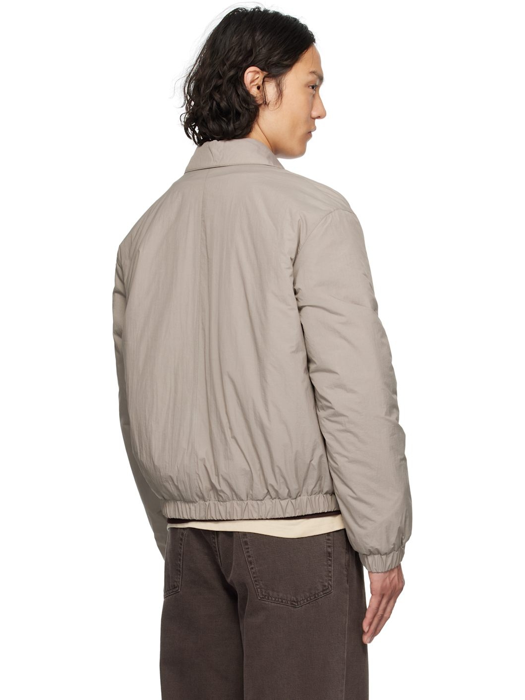 Taupe Ami de Coeur Zipped Jacket - 3