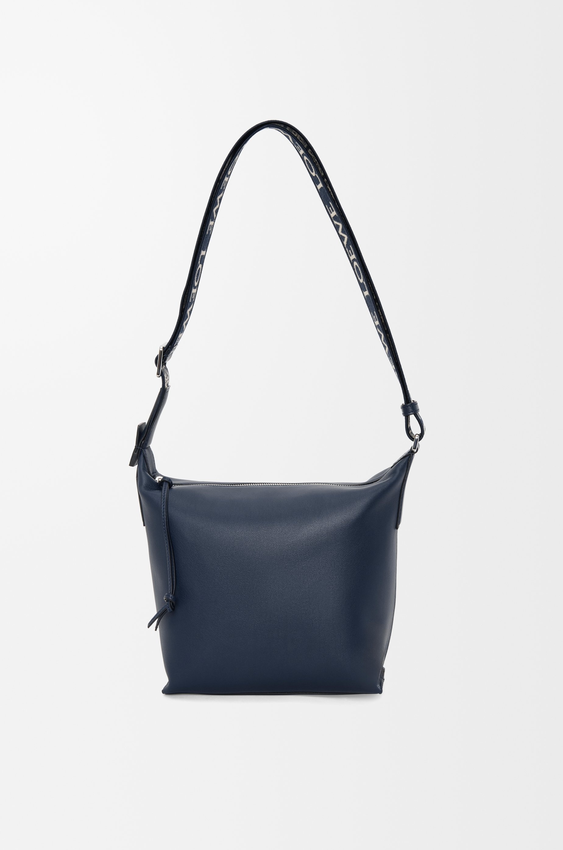 Small Cubi Crossbody bag in supple smooth calfskin and jacquard - 2