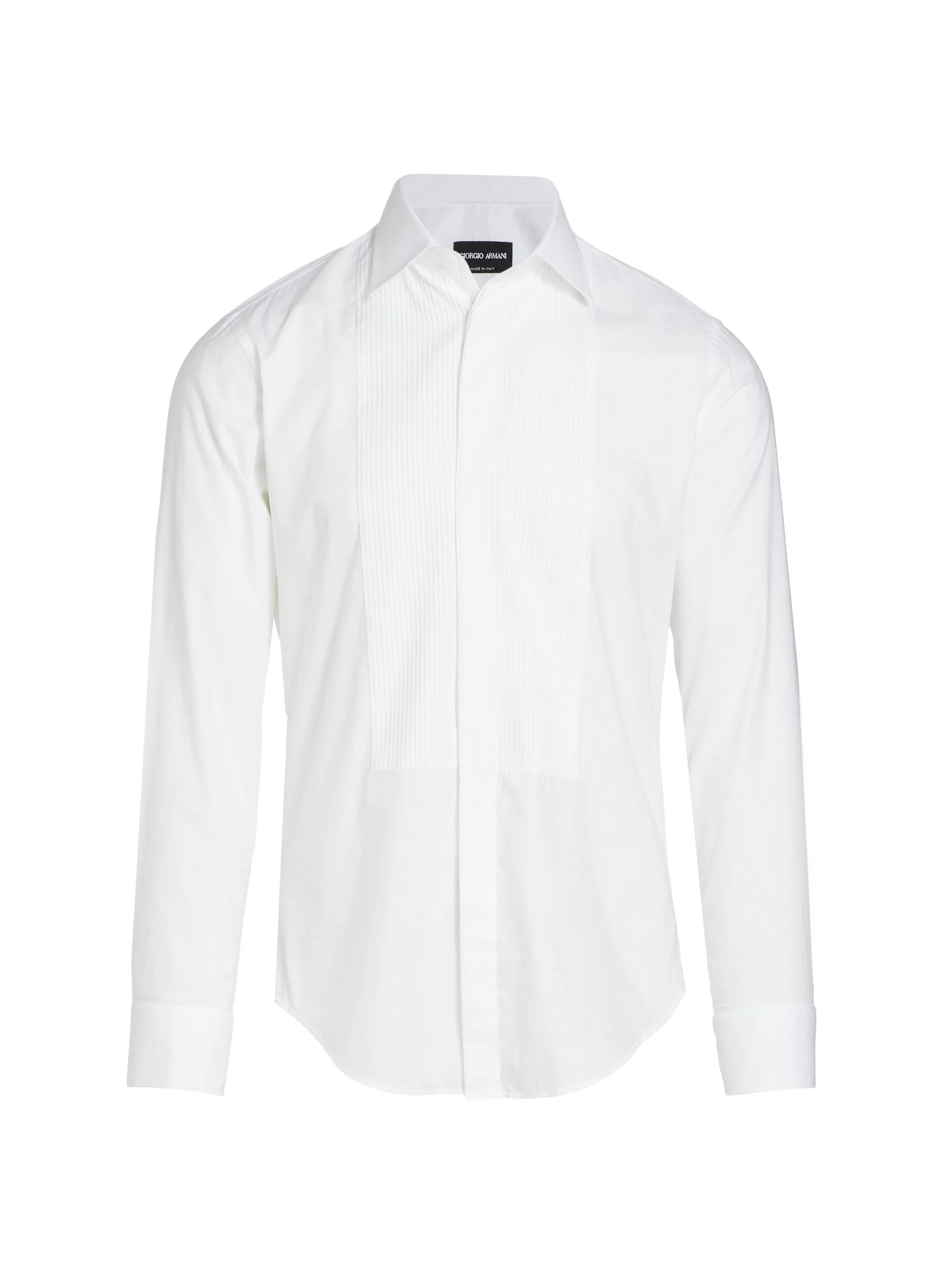 Men's Tuxedo Shirt - Fancy White - 1