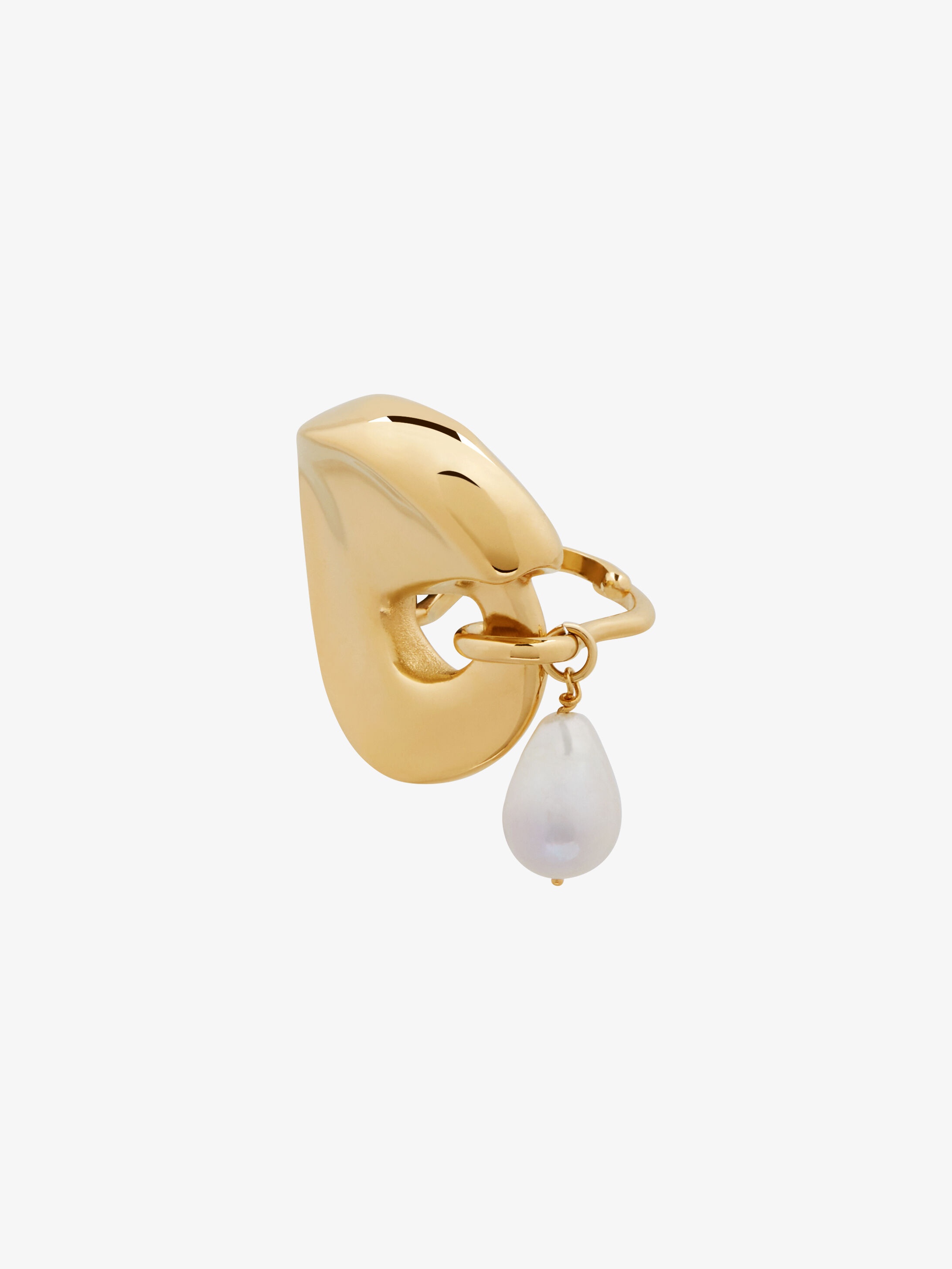 Cloud adjustable ring with pearl - 1