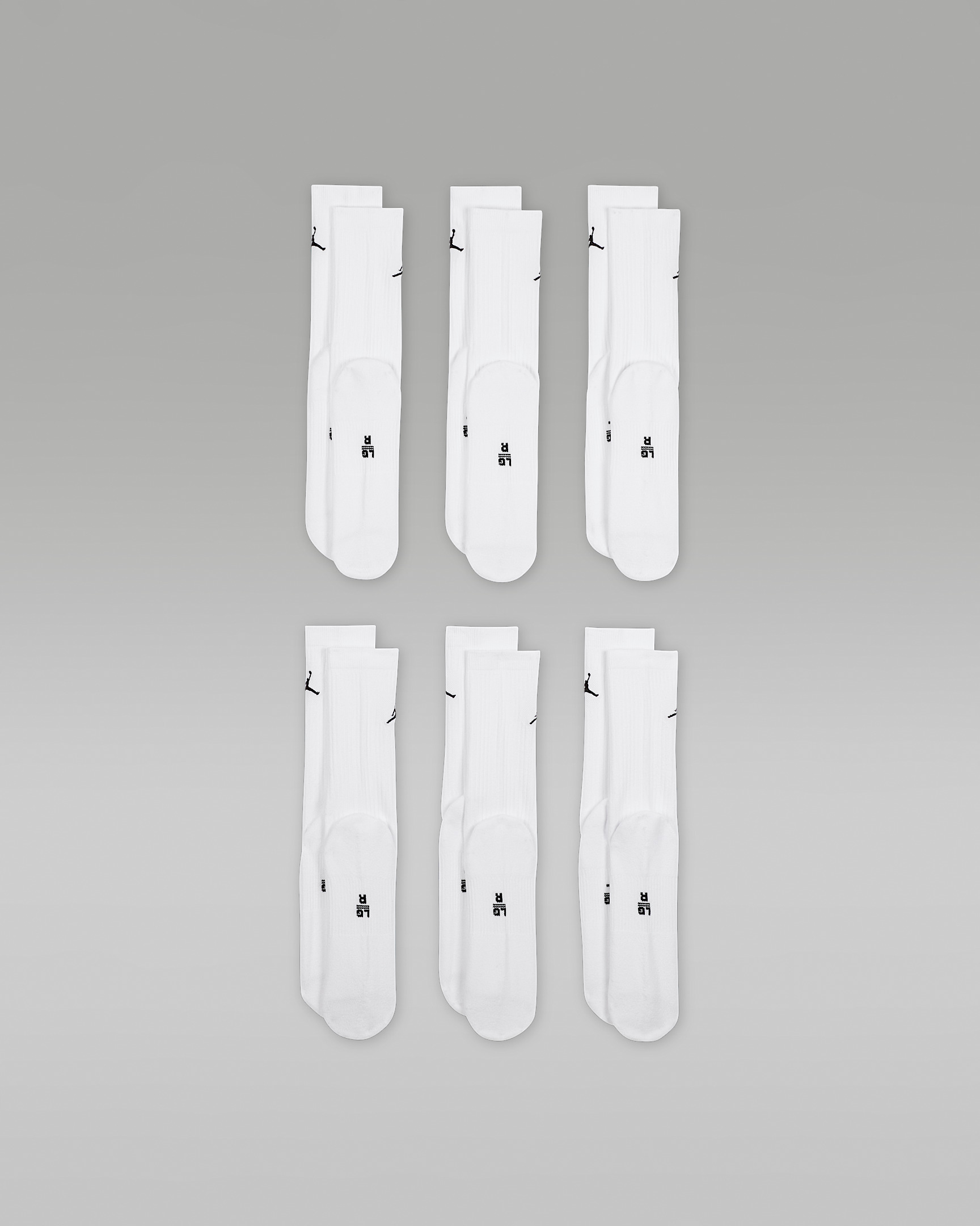 Jordan Everyday Cushioned Crew Socks (6 Pairs) - 3