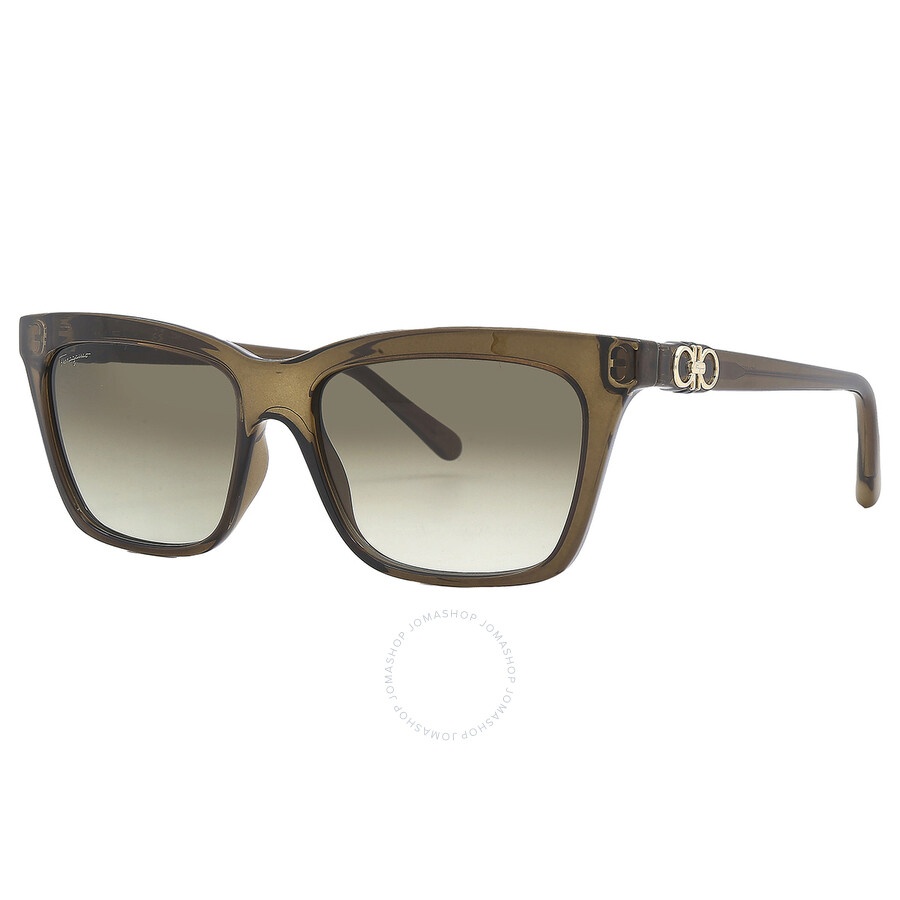 Salvatore Ferragamo Green Gradient Square Ladies Sunglasses SF1027S 315 55 - 3