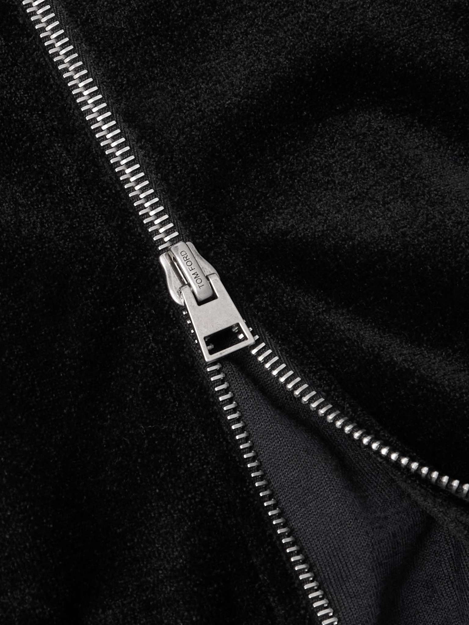 Silk and Cotton-Blend Velvet Track Jacket - 5