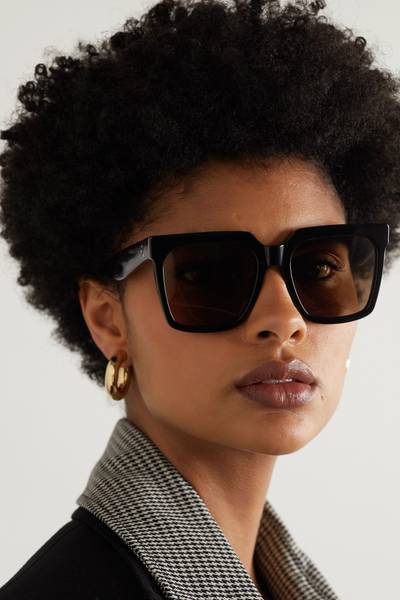 CELINE Oversized square-frame acetate sunglasses outlook