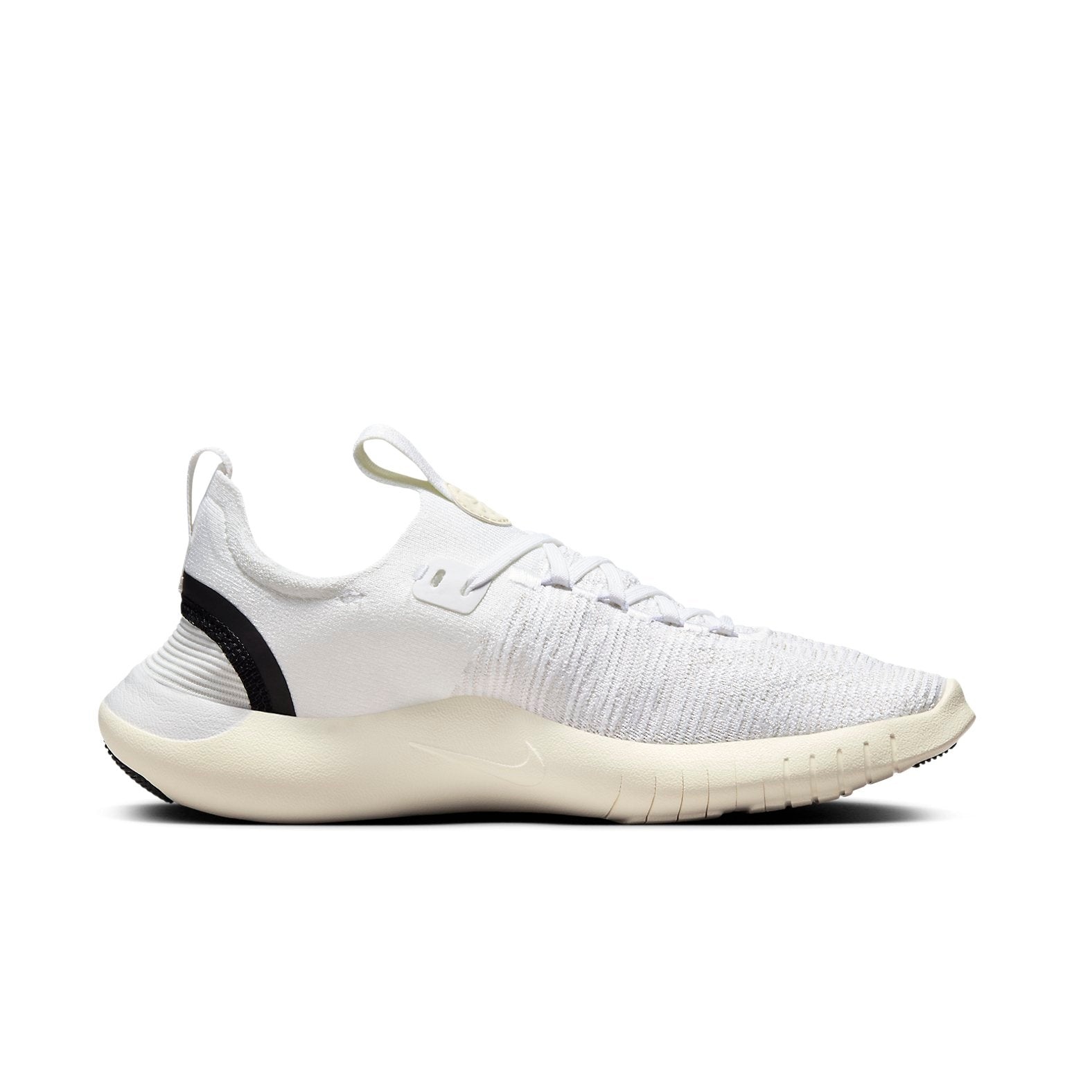 (WMNS) Nike Free RN NN Road Running Shoes 'White Coconut Milk Photon Dust Black' DX6482-100 - 2