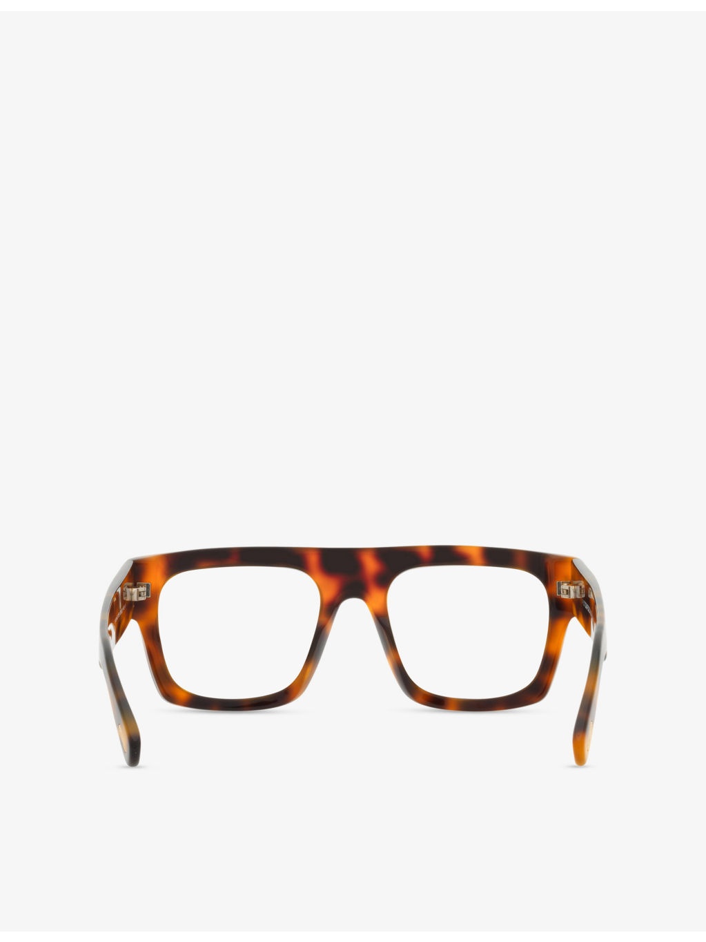 FT5634 Square-Frame Tortoiseshell Acetate Optical Glasses - 4