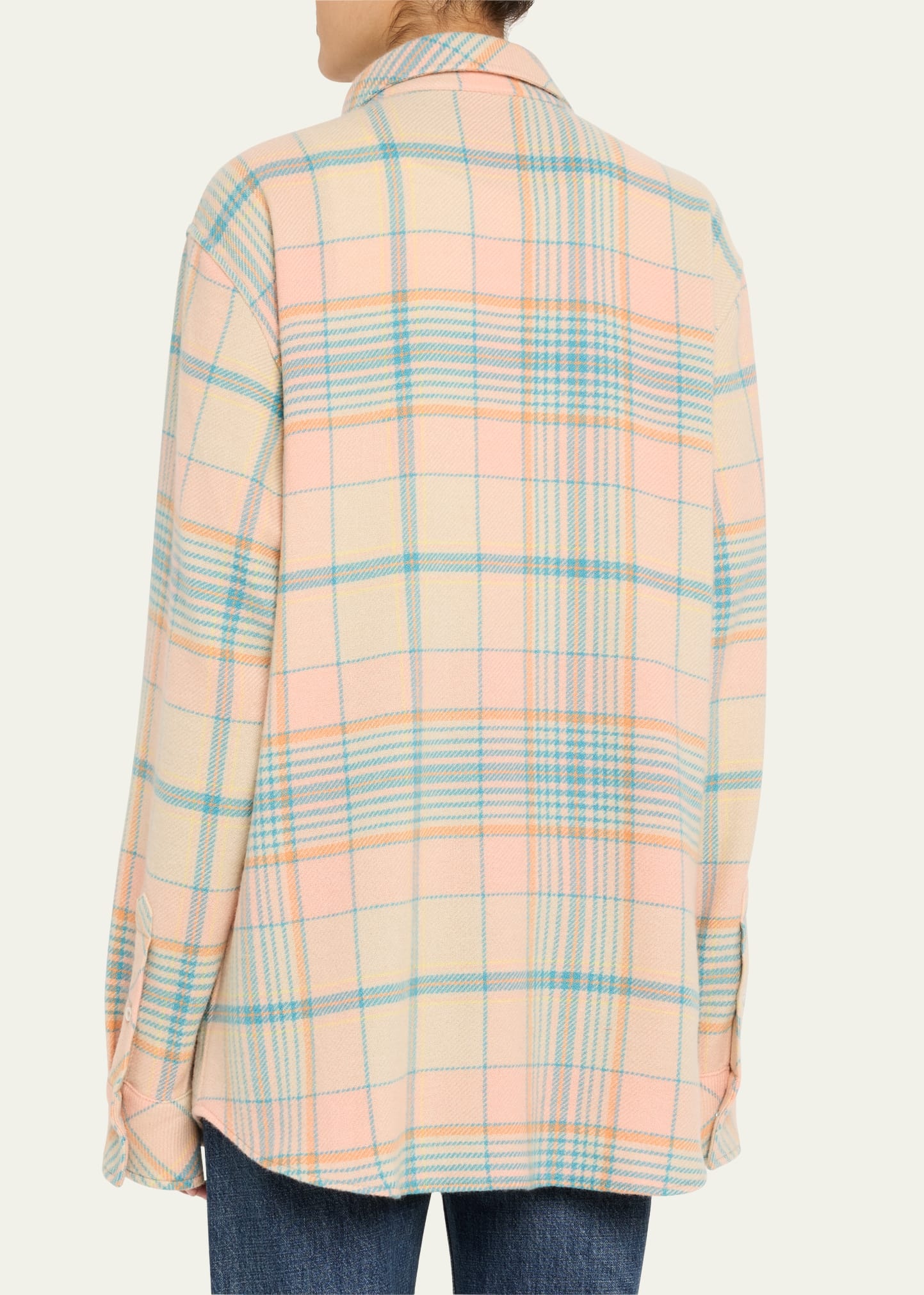 Lover Tartan Cashmere Shirt - 3