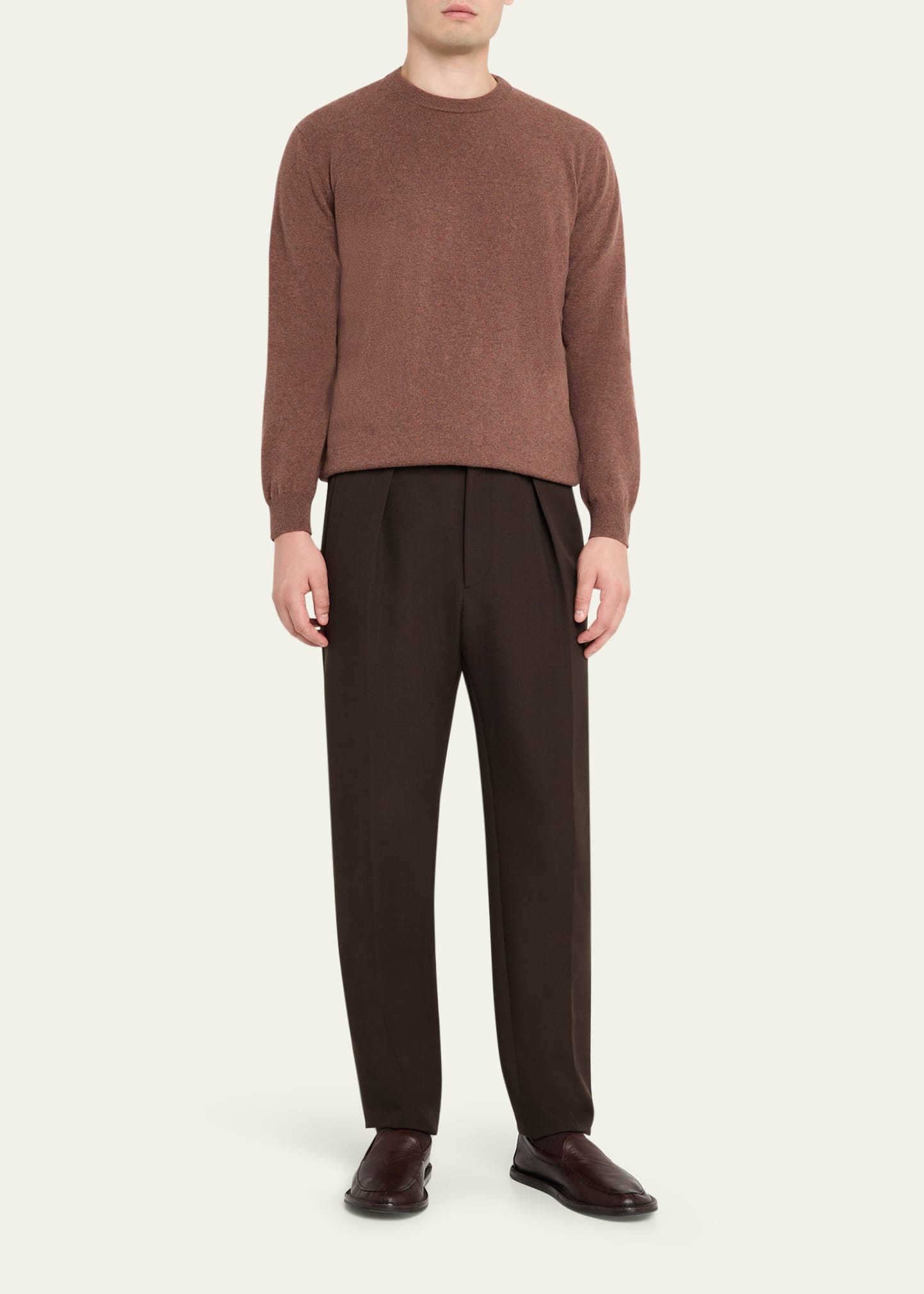 Men's Baby Cashmere Crewneck Sweater - 2