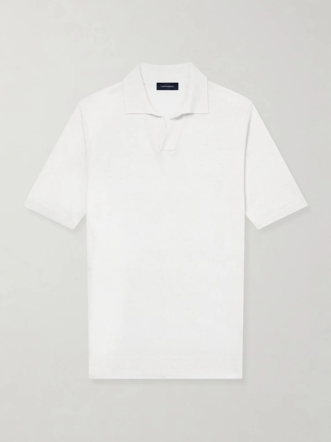 Linen and Cotton-Blend Polo Shirt - 1