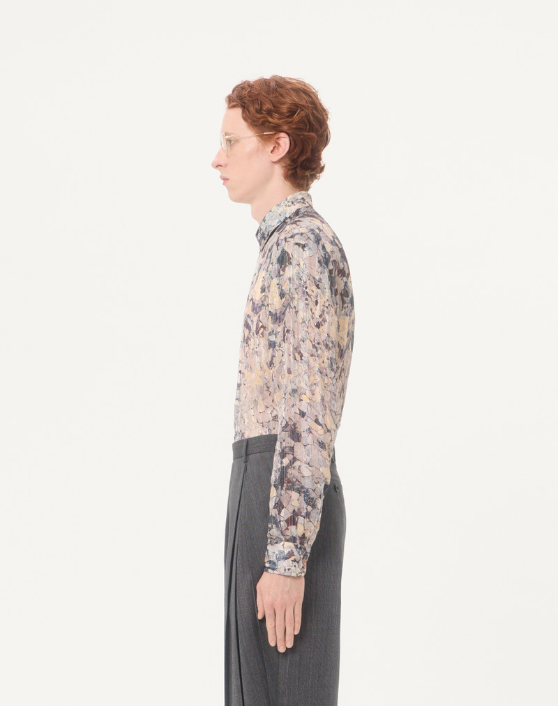VALENTINO SILK AND LUREX SHIRT WITH ALL-OVER URBS PRINT 6