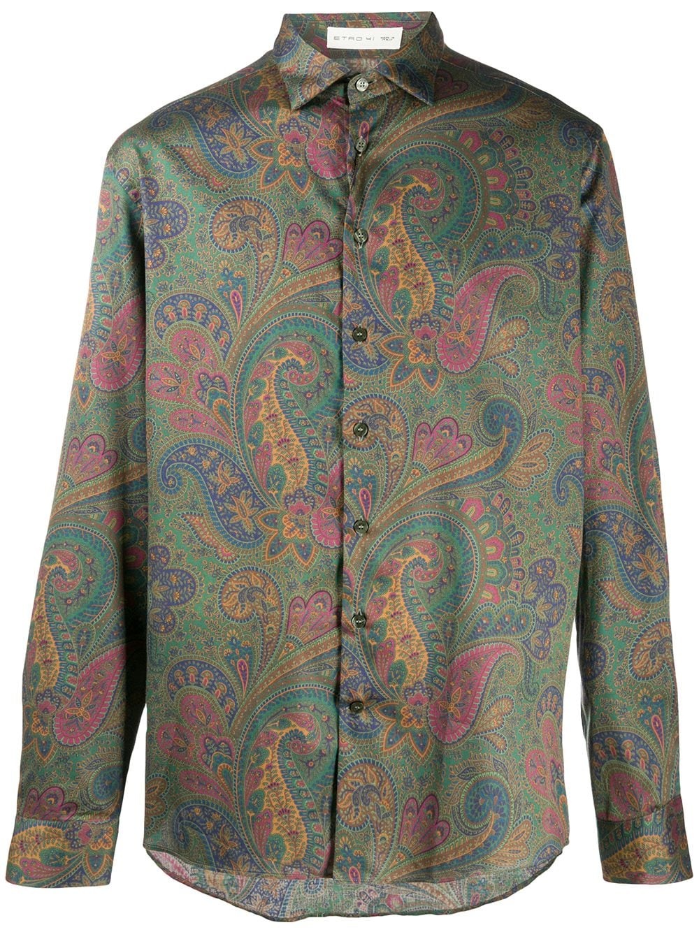 paisley print shirt  - 1