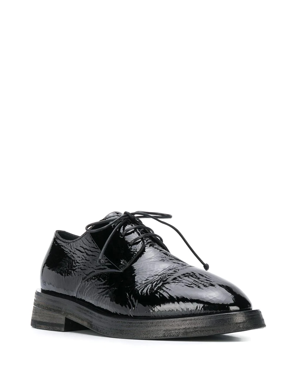 varnished lace-up shoes - 2