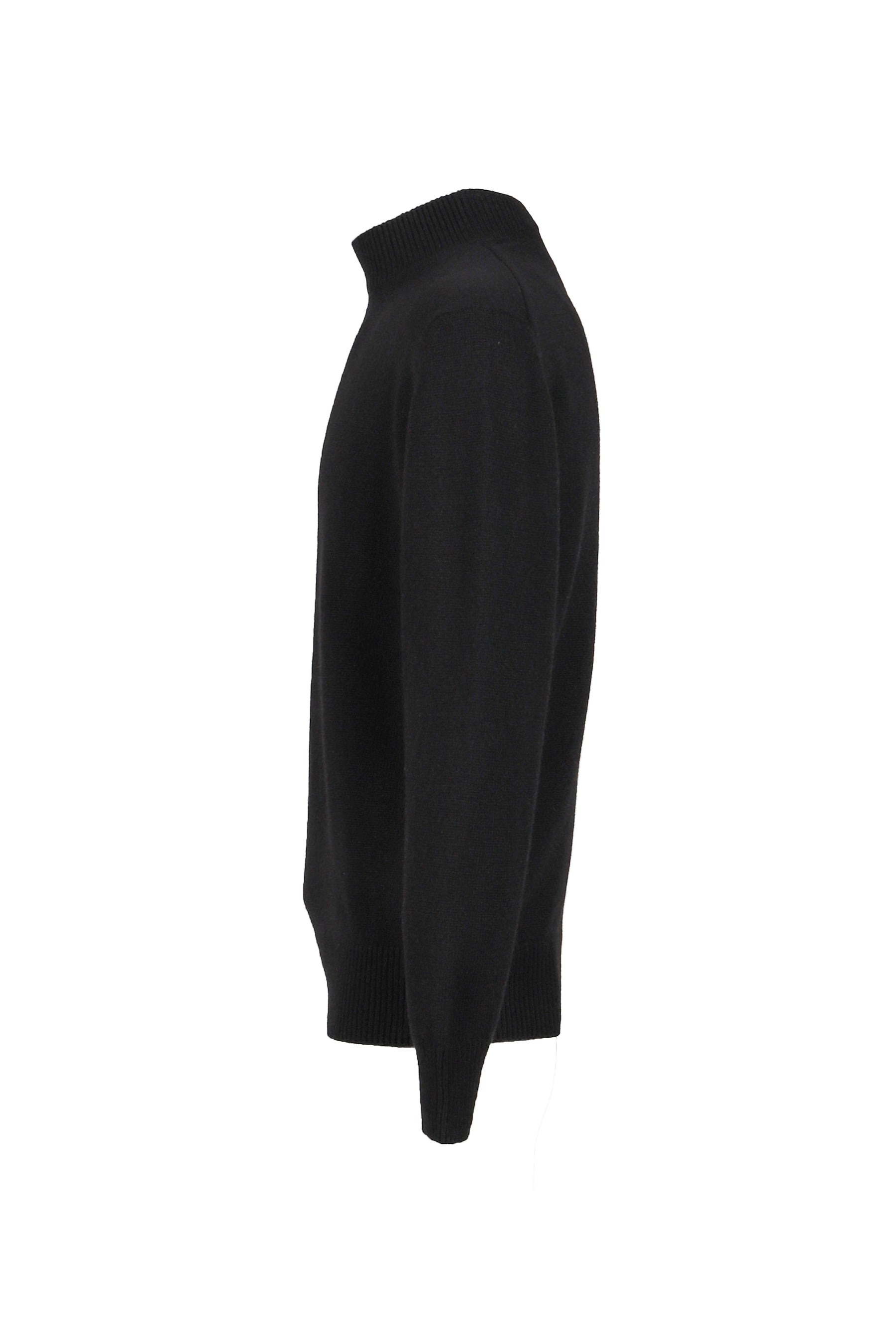 MOCK NECK SWEATER / BLACK - 3