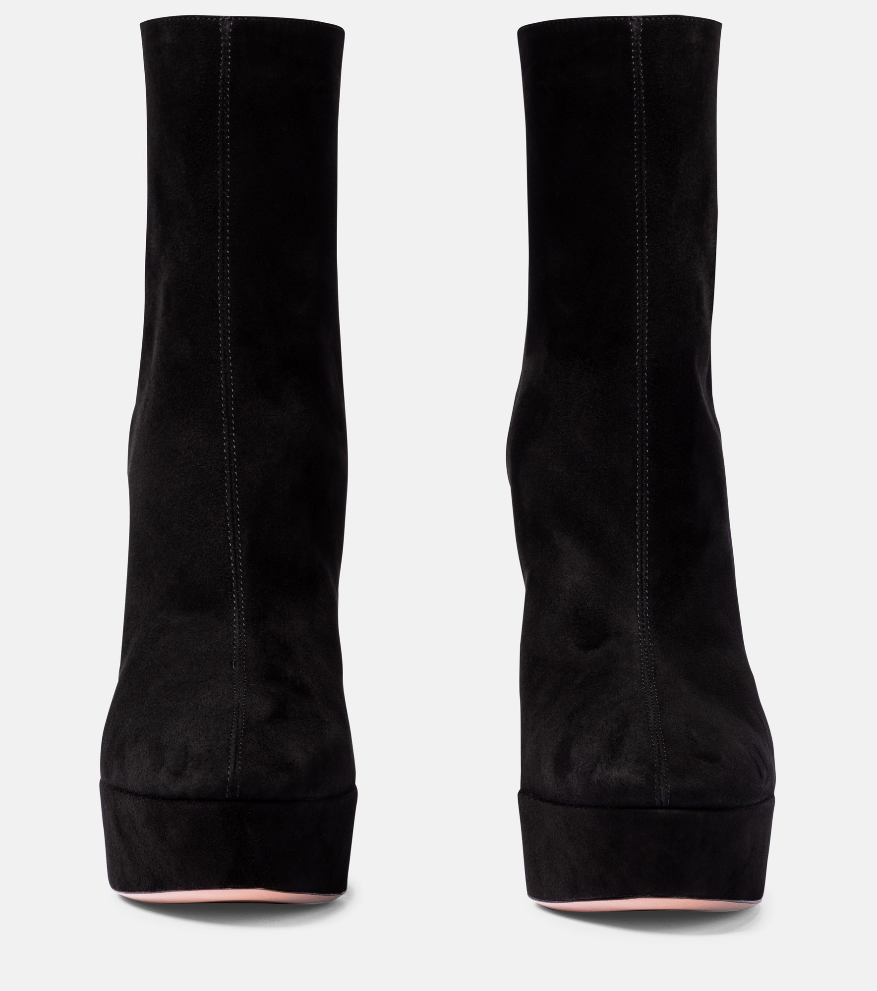 Saint Honore 120 suede platform ankle boots - 5