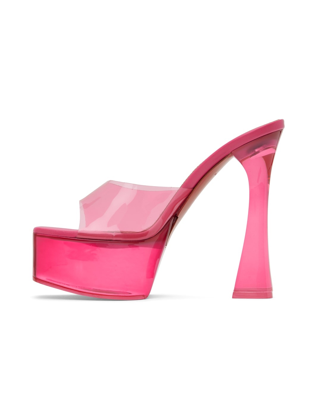 Pink Dalida Glass 140 Heeled Sandals - 3