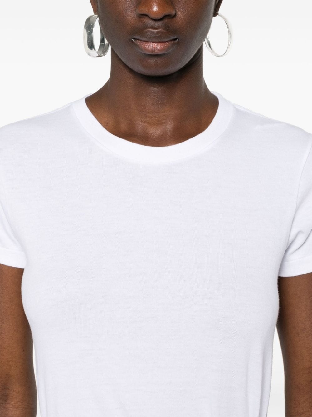 AURALEE short-sleeve cotton T-shirt | REVERSIBLE