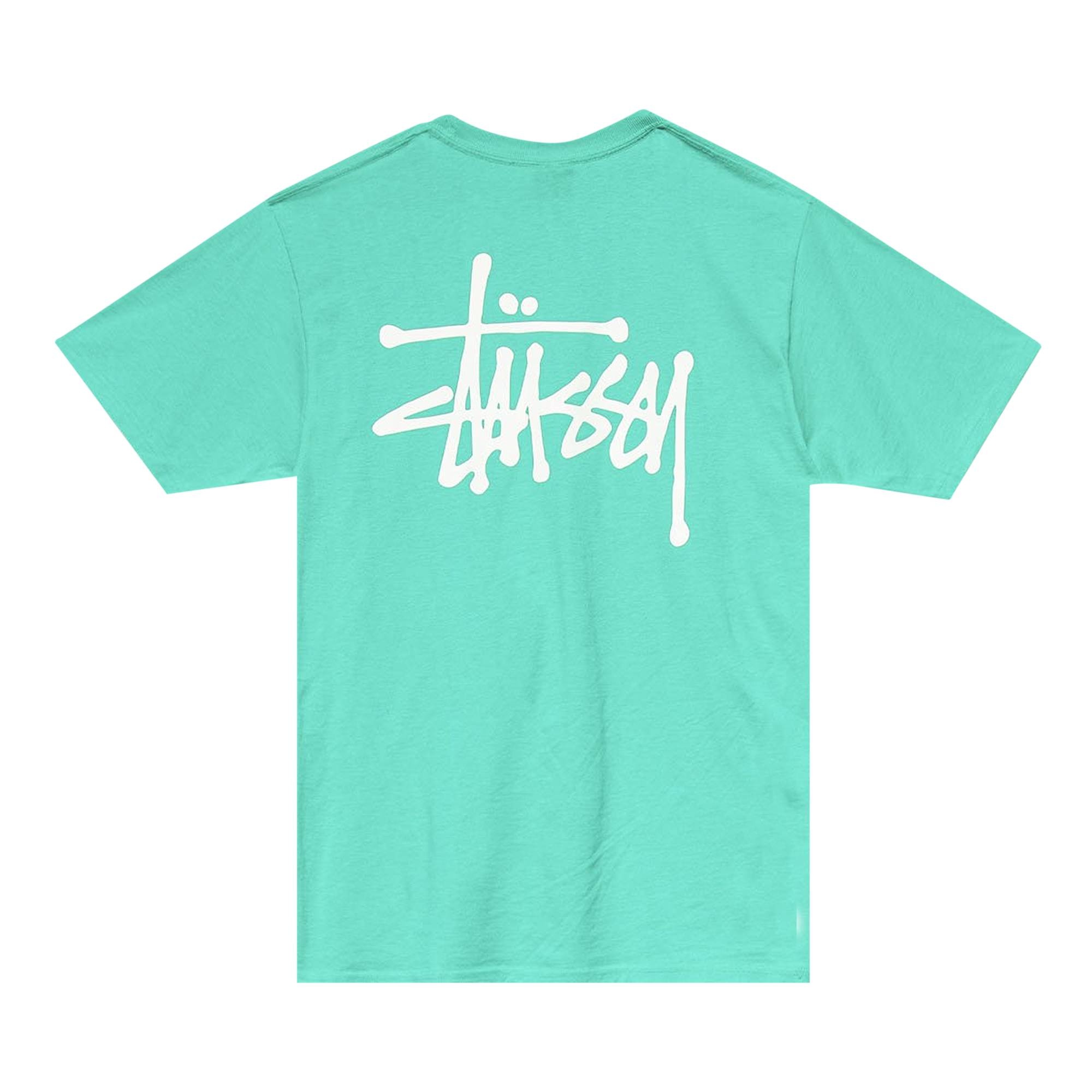 Stussy Basic Tee 'Green' - 2