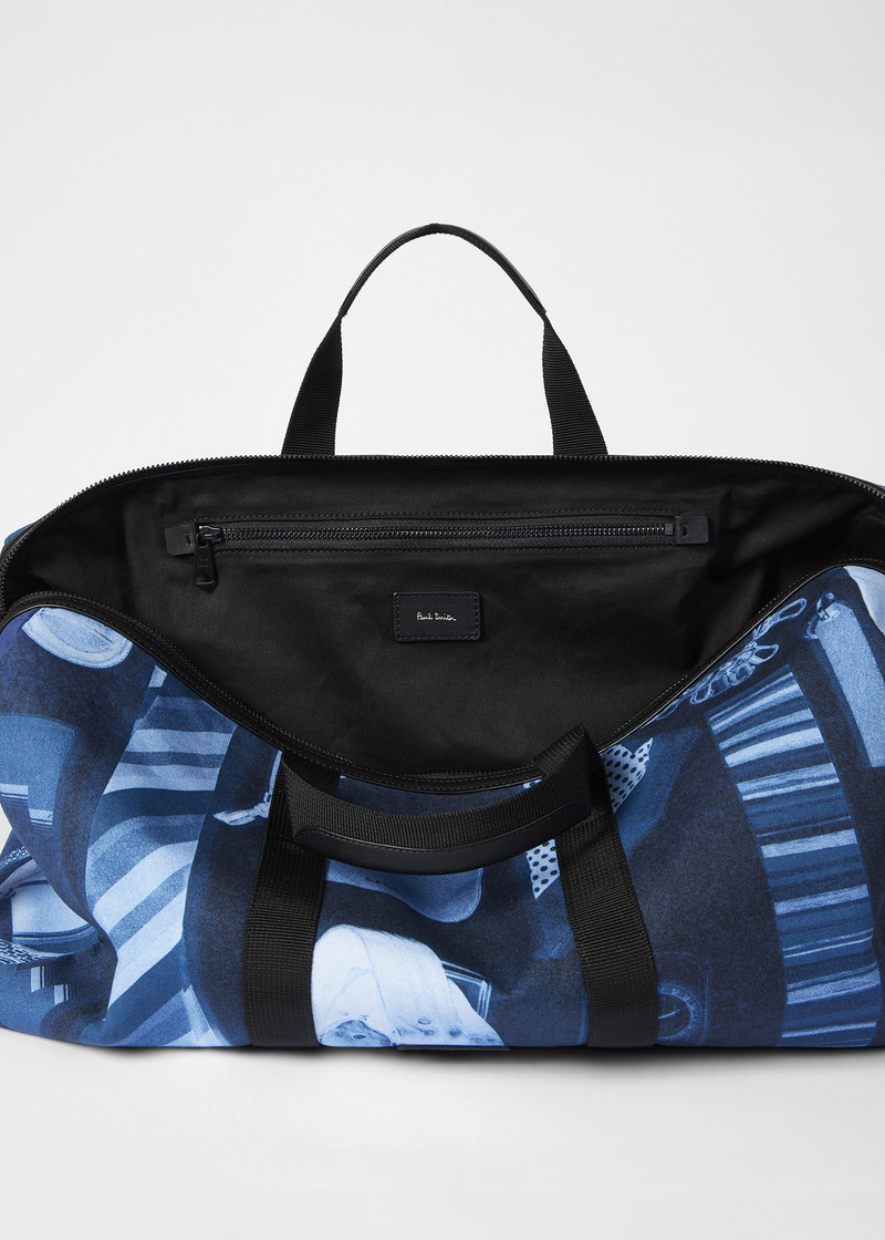 Indigo Blue 'X-Ray' Print Holdall 8