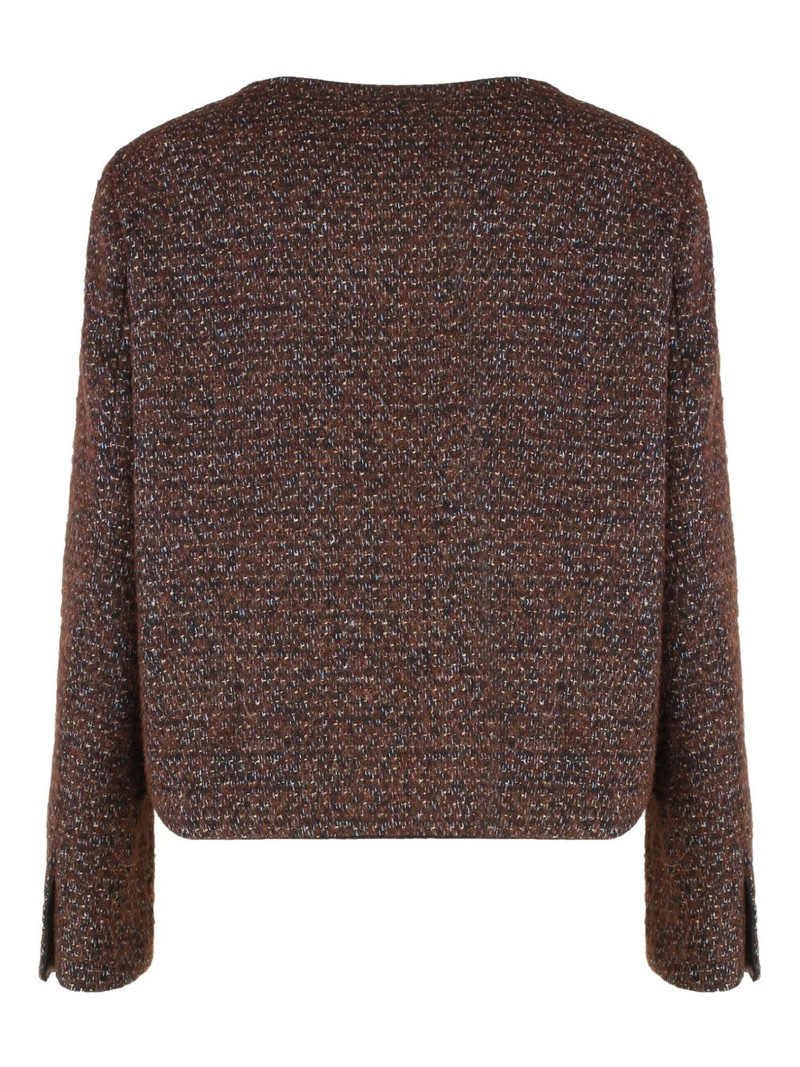 Aspesi mélange-effect jacket outlook