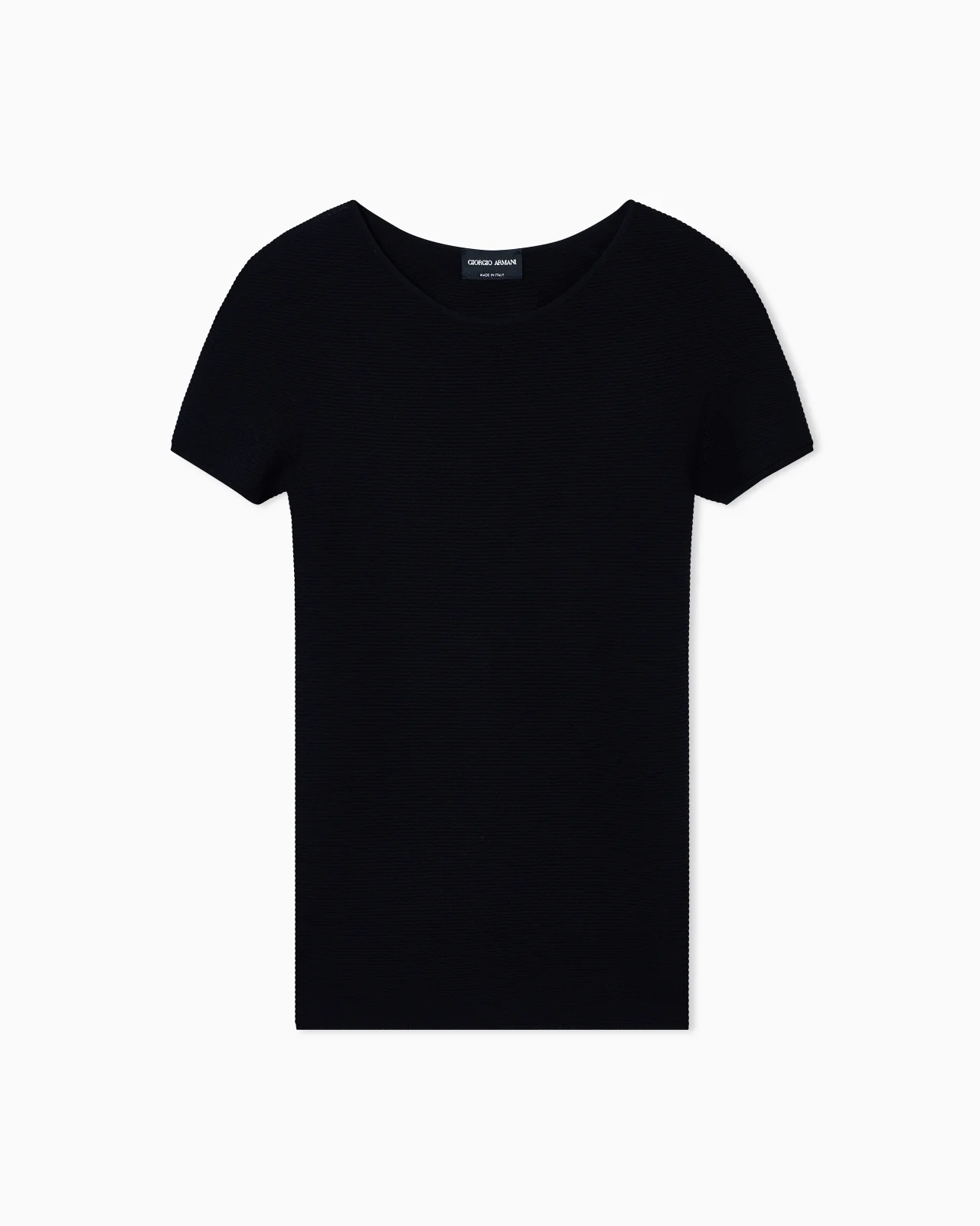 Links-stitch viscose short-sleeved jumper - 1