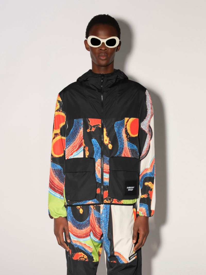 ALL OVER PRINTED NYLON JACKET - 3