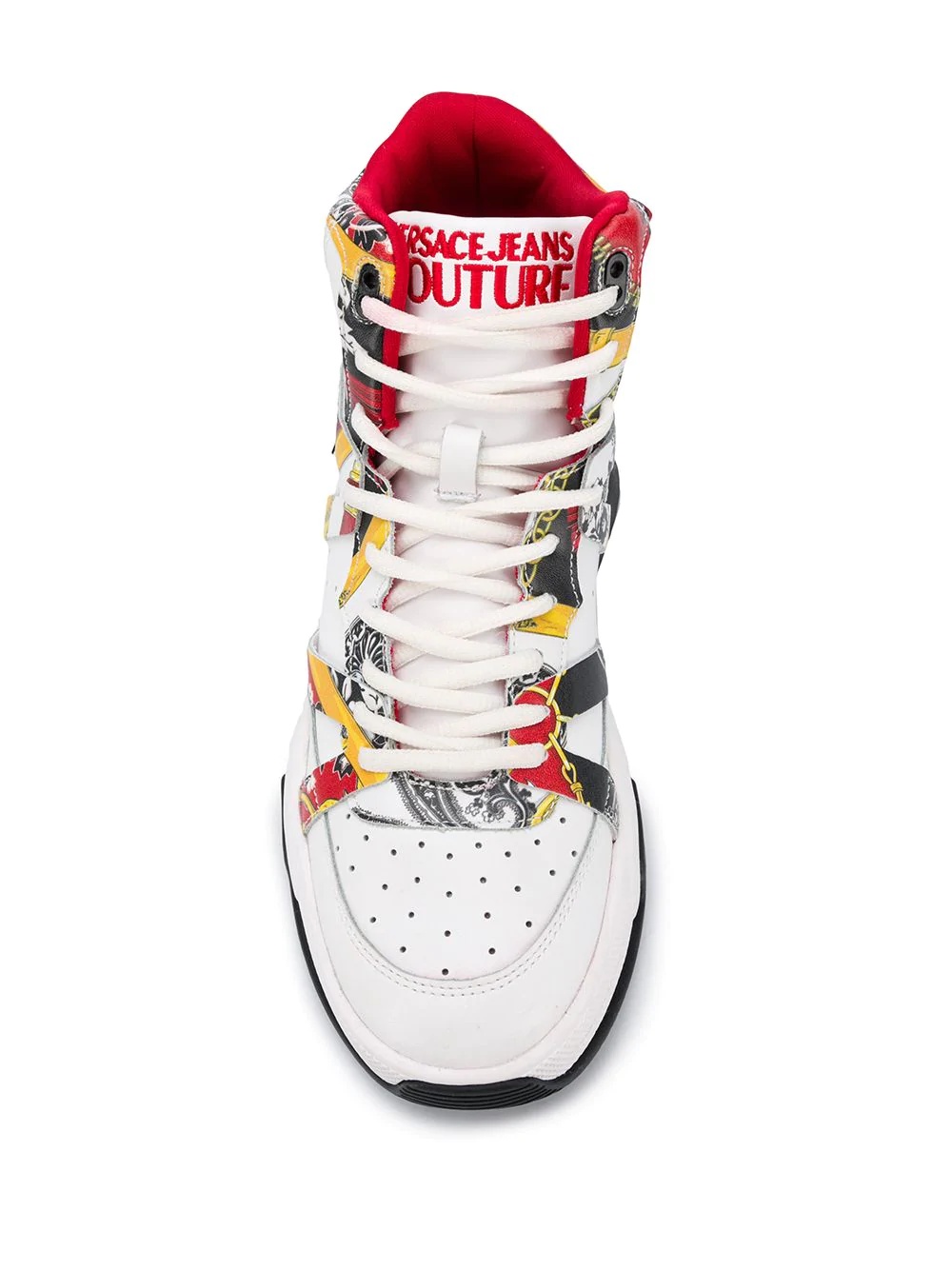 lace-up hi-top sneakers  - 4