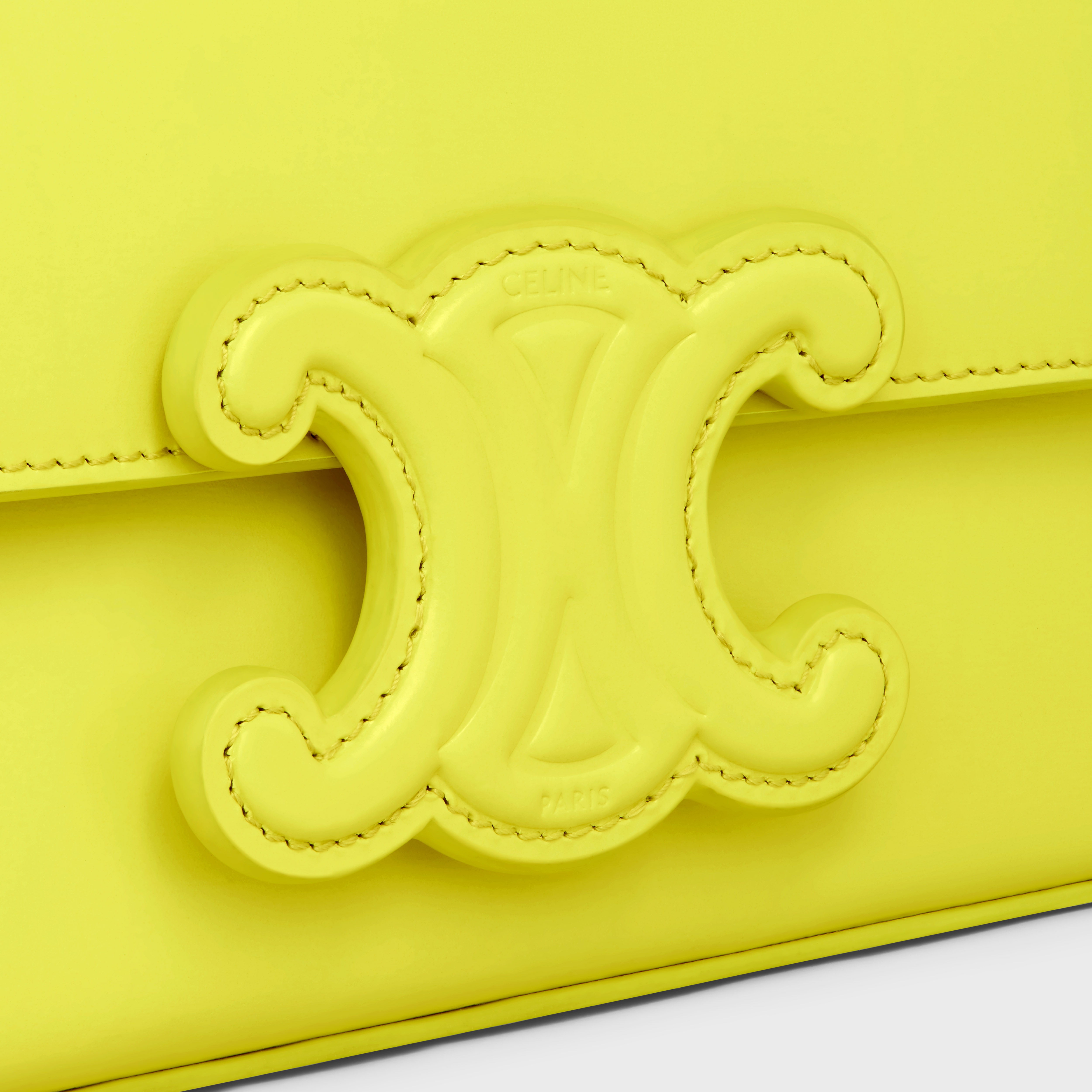 CHAIN SHOULDER BAG CUIR TRIOMPHE in shiny calfskin - 5