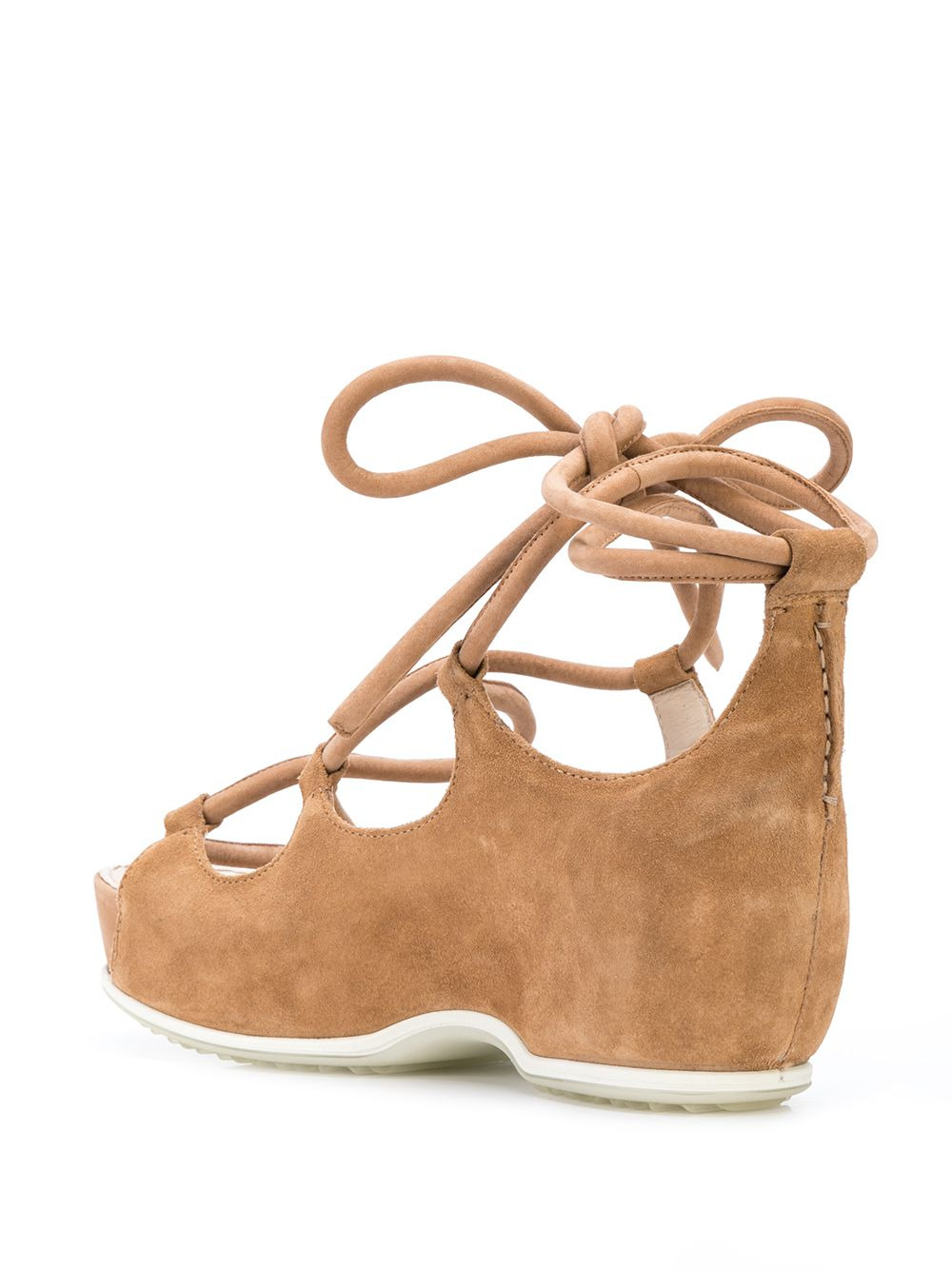 lace-up sandals - 3