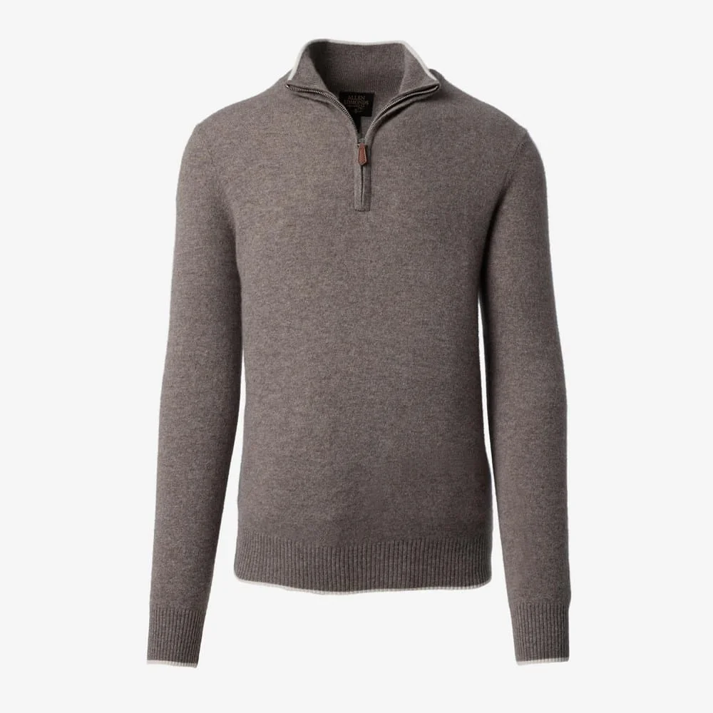 Cashmere Quarter-zip Sweater - 1