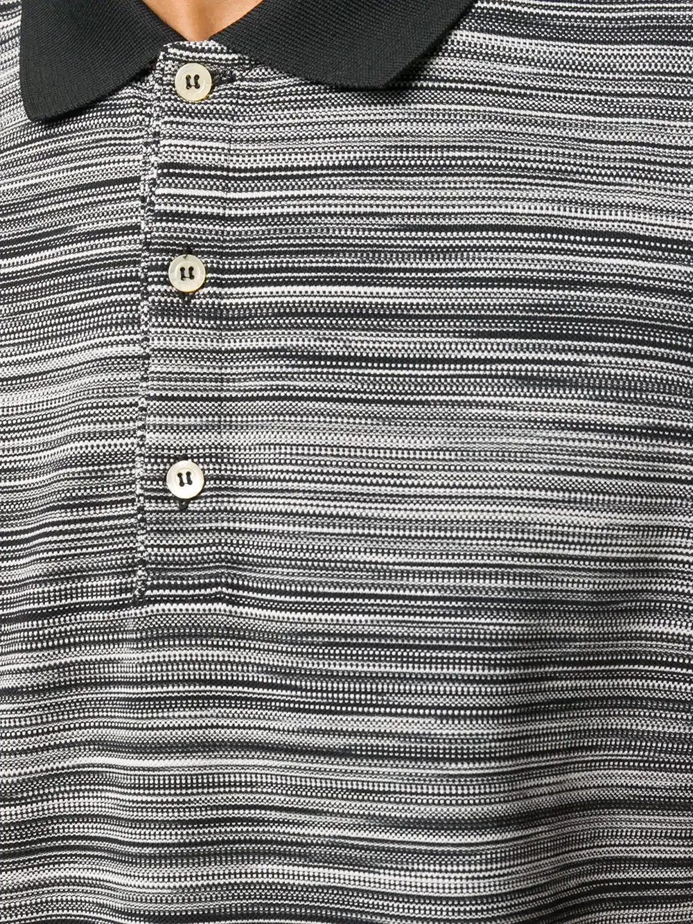 abstract stripe polo shirt - 5