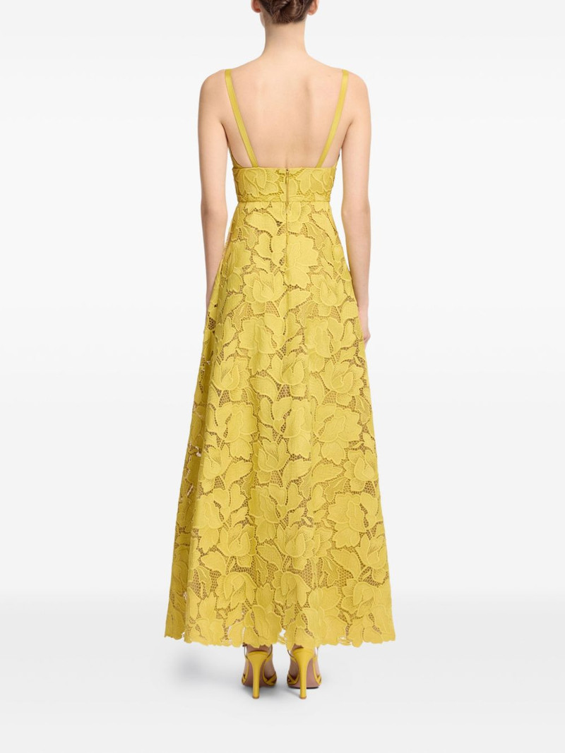 ELIE SAAB macramé midi dress outlook