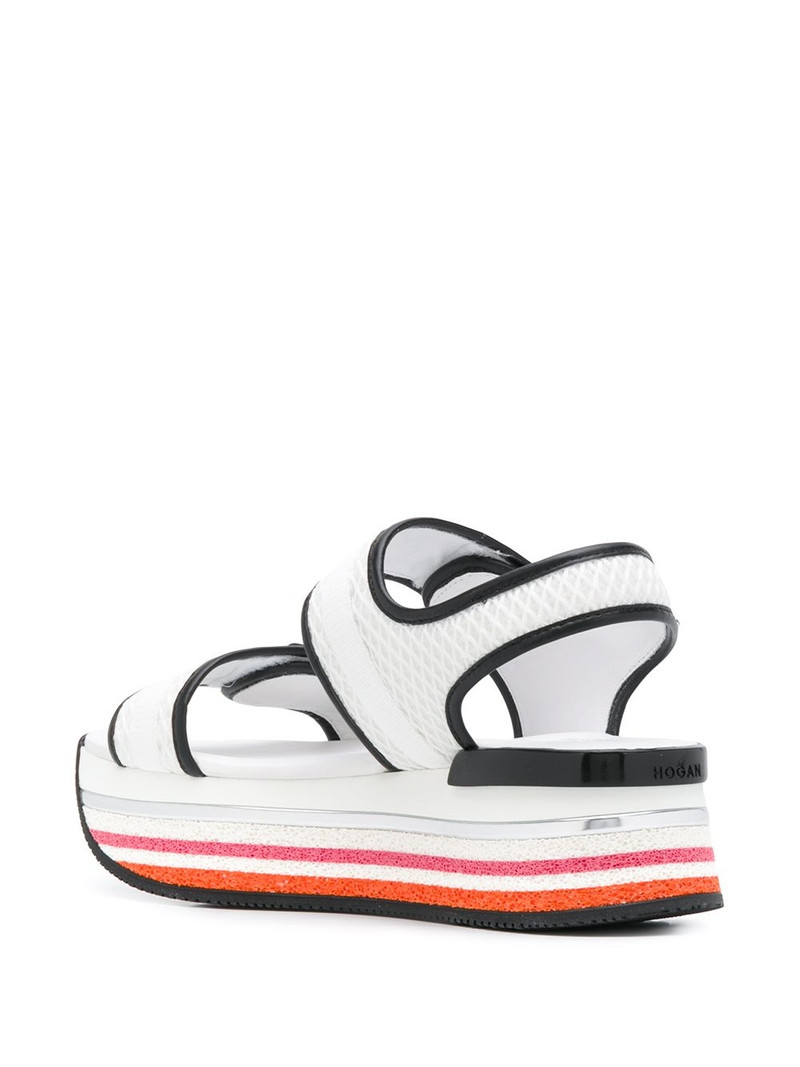 H222 platform mesh sandals 3