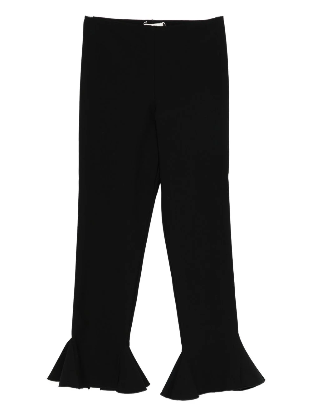 ruffled-hem leggings - 1