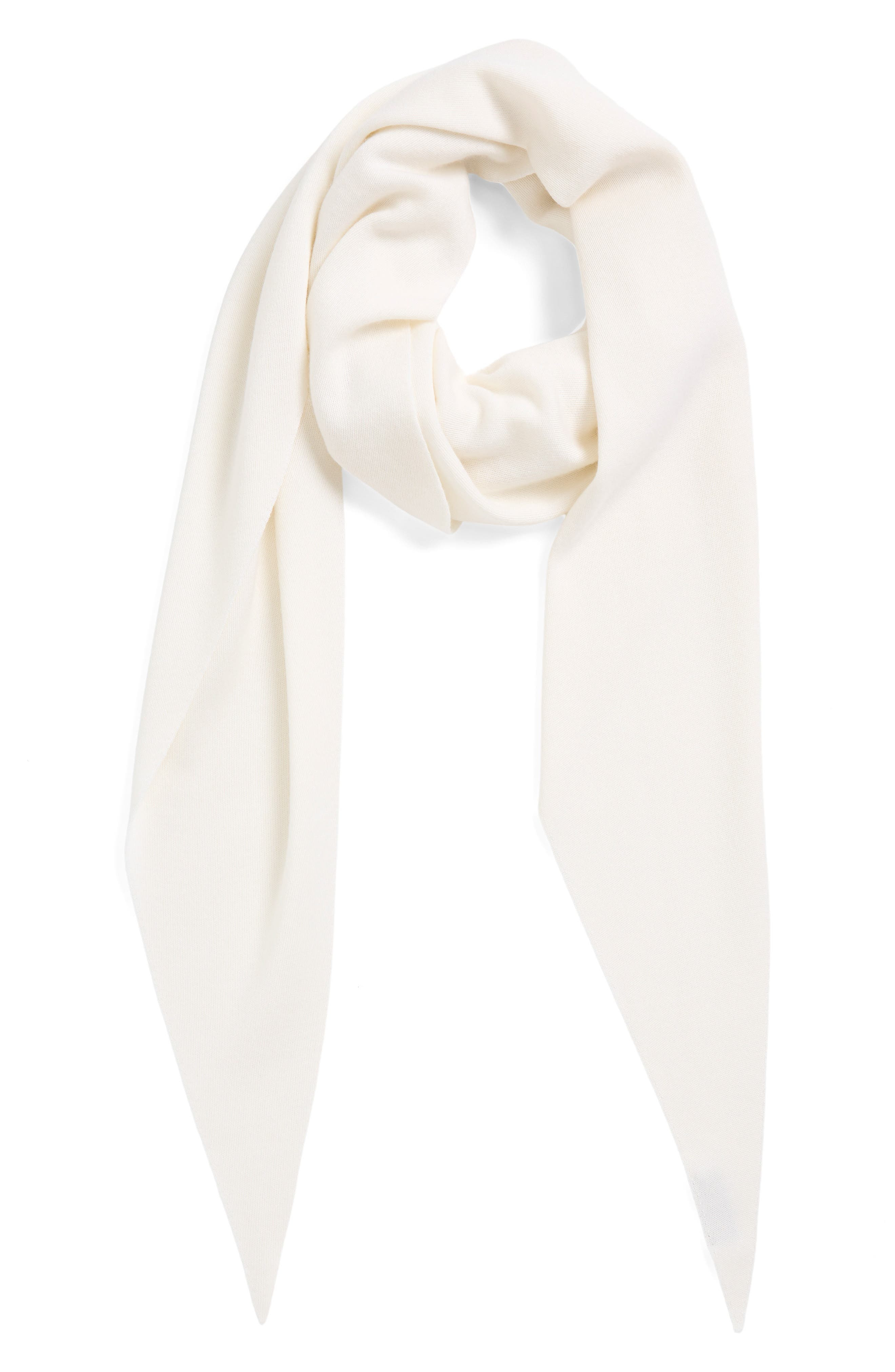 Akris Diamond Knit Cashmere & Silk Scarf in Ecru at Nordstrom - 2