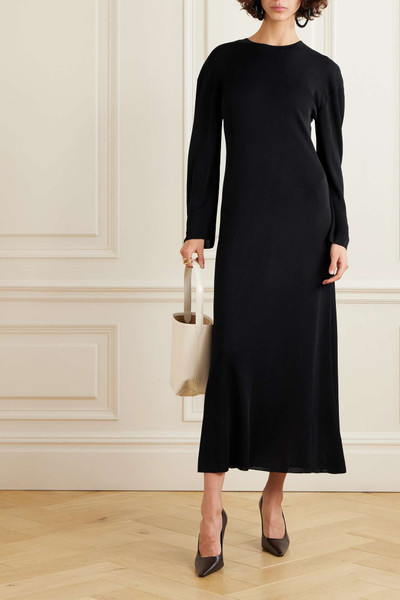The Row Evins knitted midi dress outlook