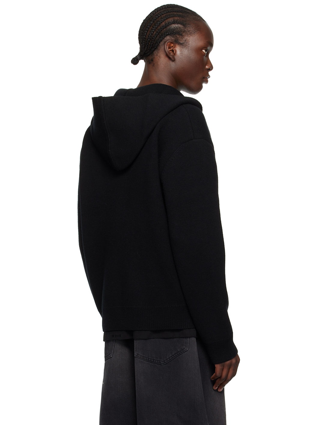 Black Basic Hoodie - 3