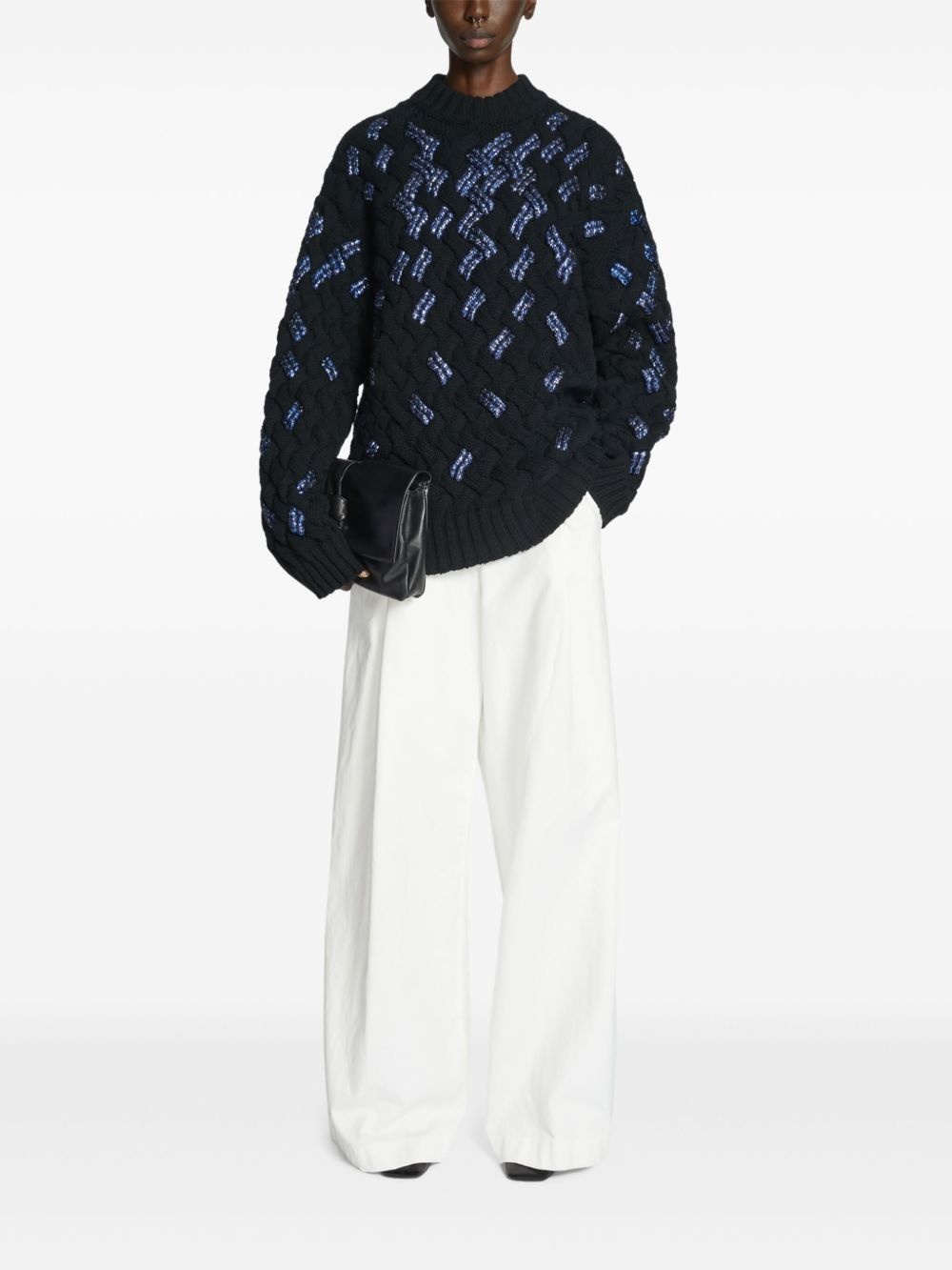 sequin-embellished sweater - 2