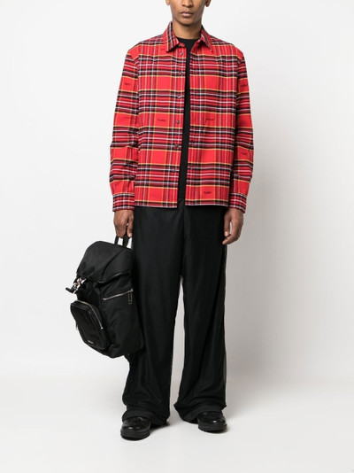 Off-White plaid flannel shirt outlook