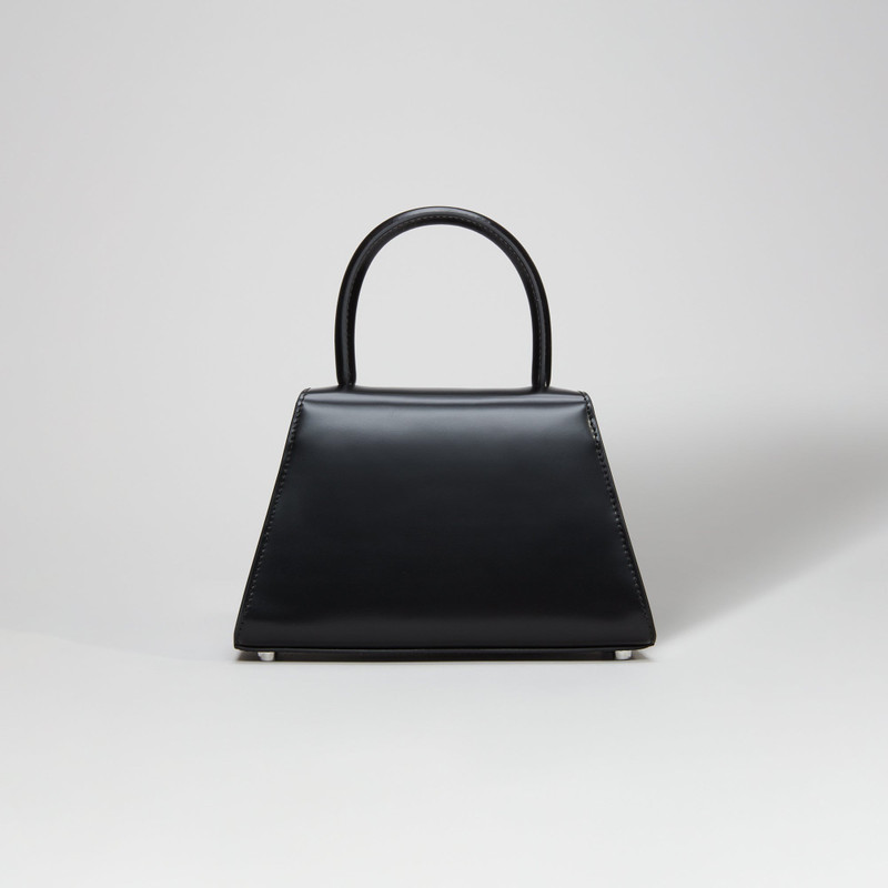 The Bow Mini in Black with Diamanté 4