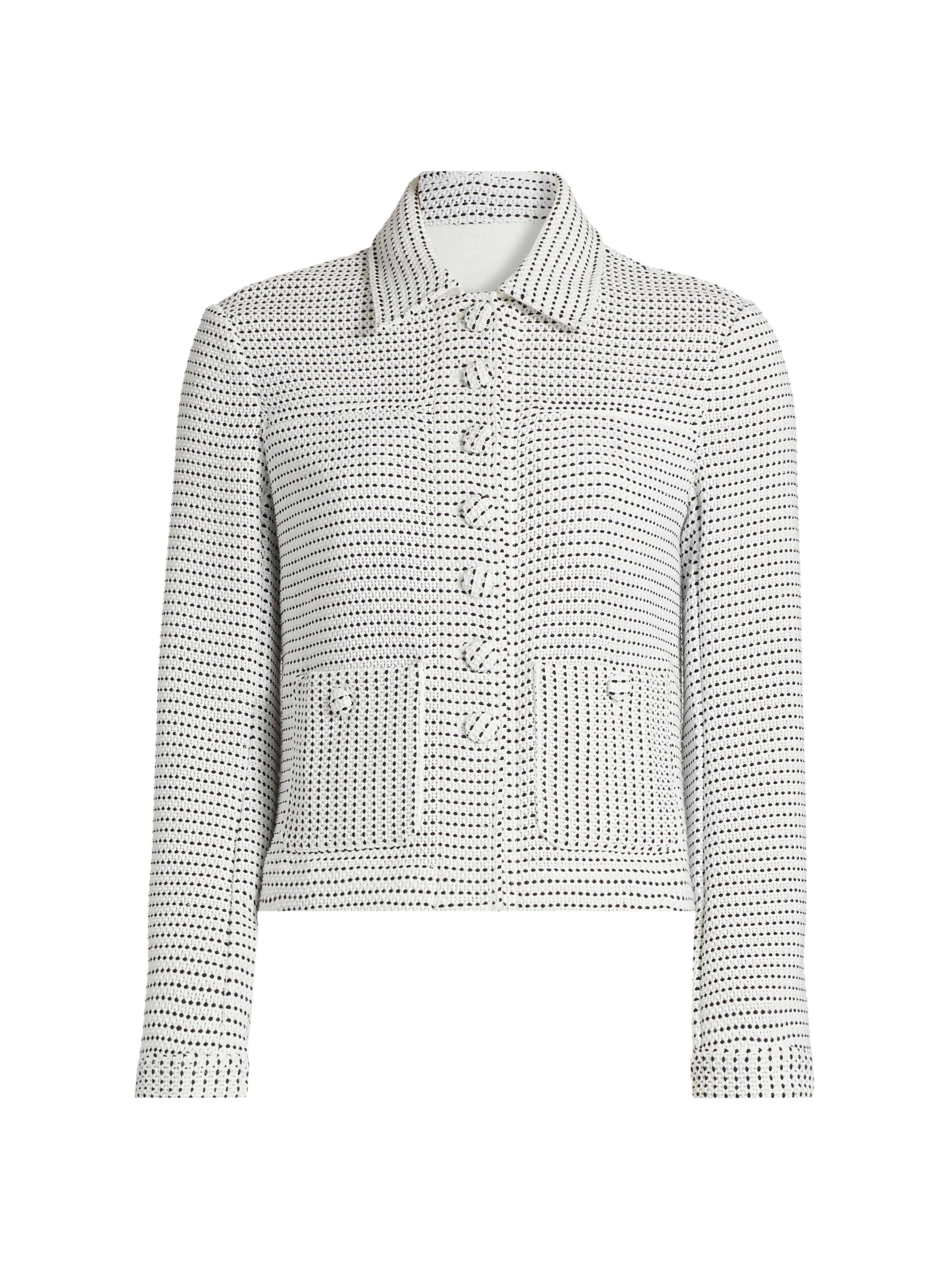 Women's Osler Slim Fit Tweed Jacket - Off White - 1