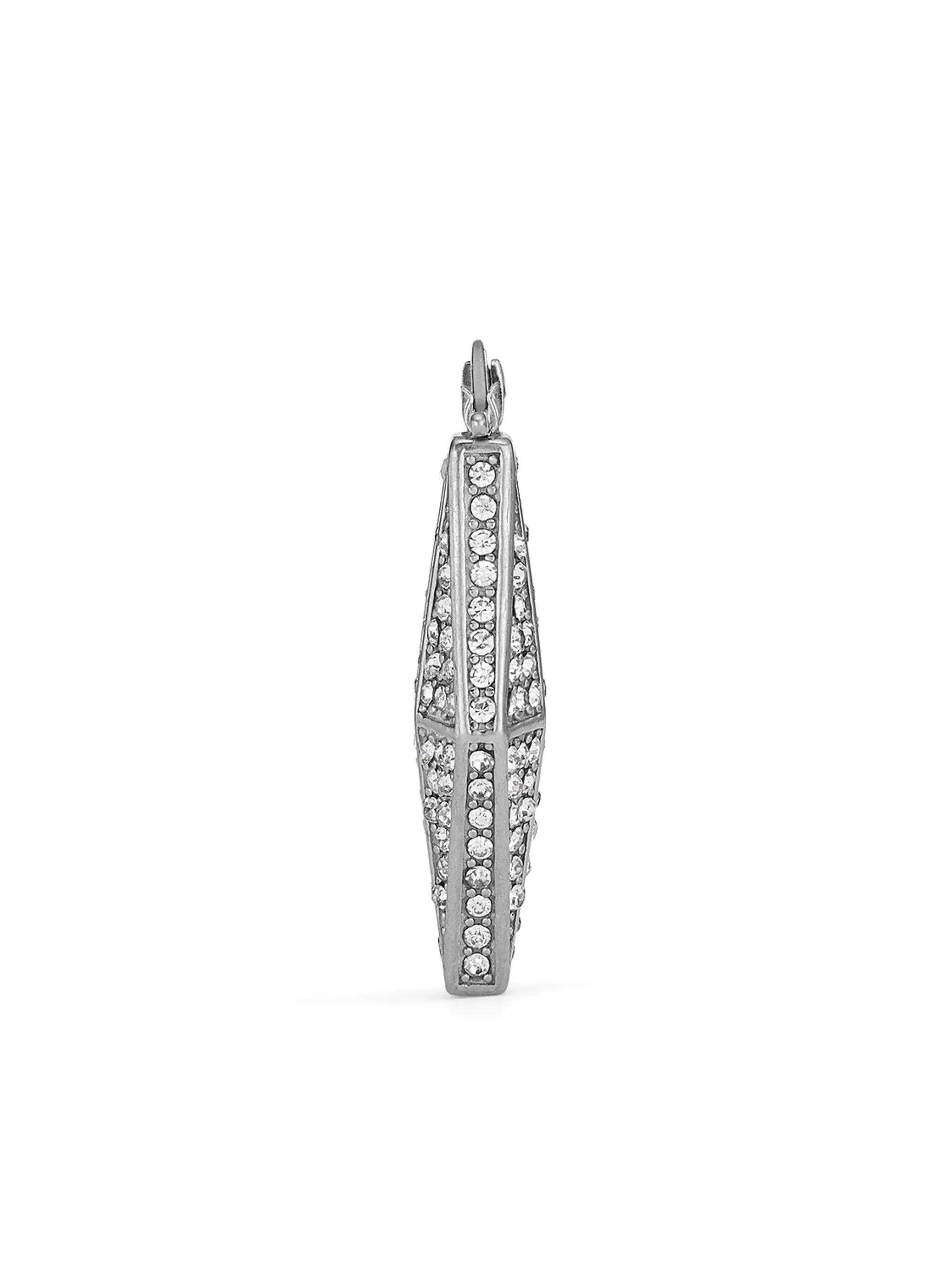 Diamond Chain Crystal-embellished Earrings - 3