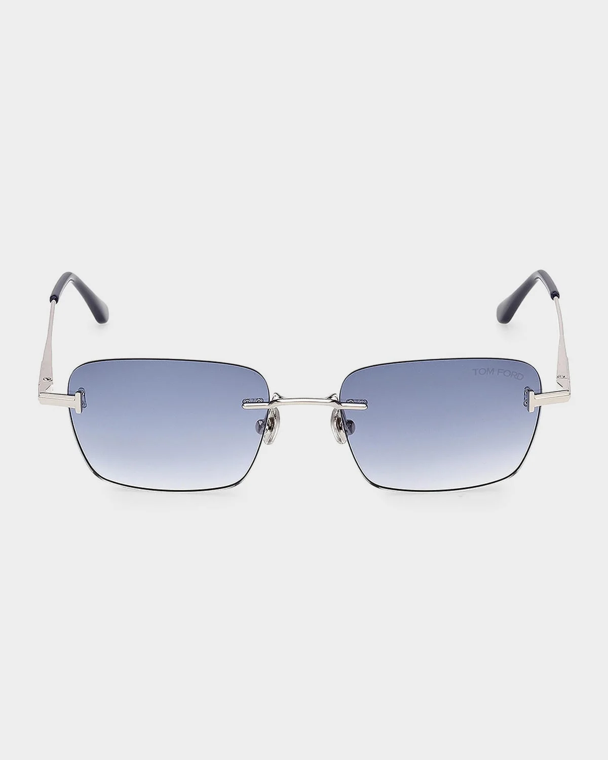 Jake 54mm Metal Rectangular Sunglasses - 1