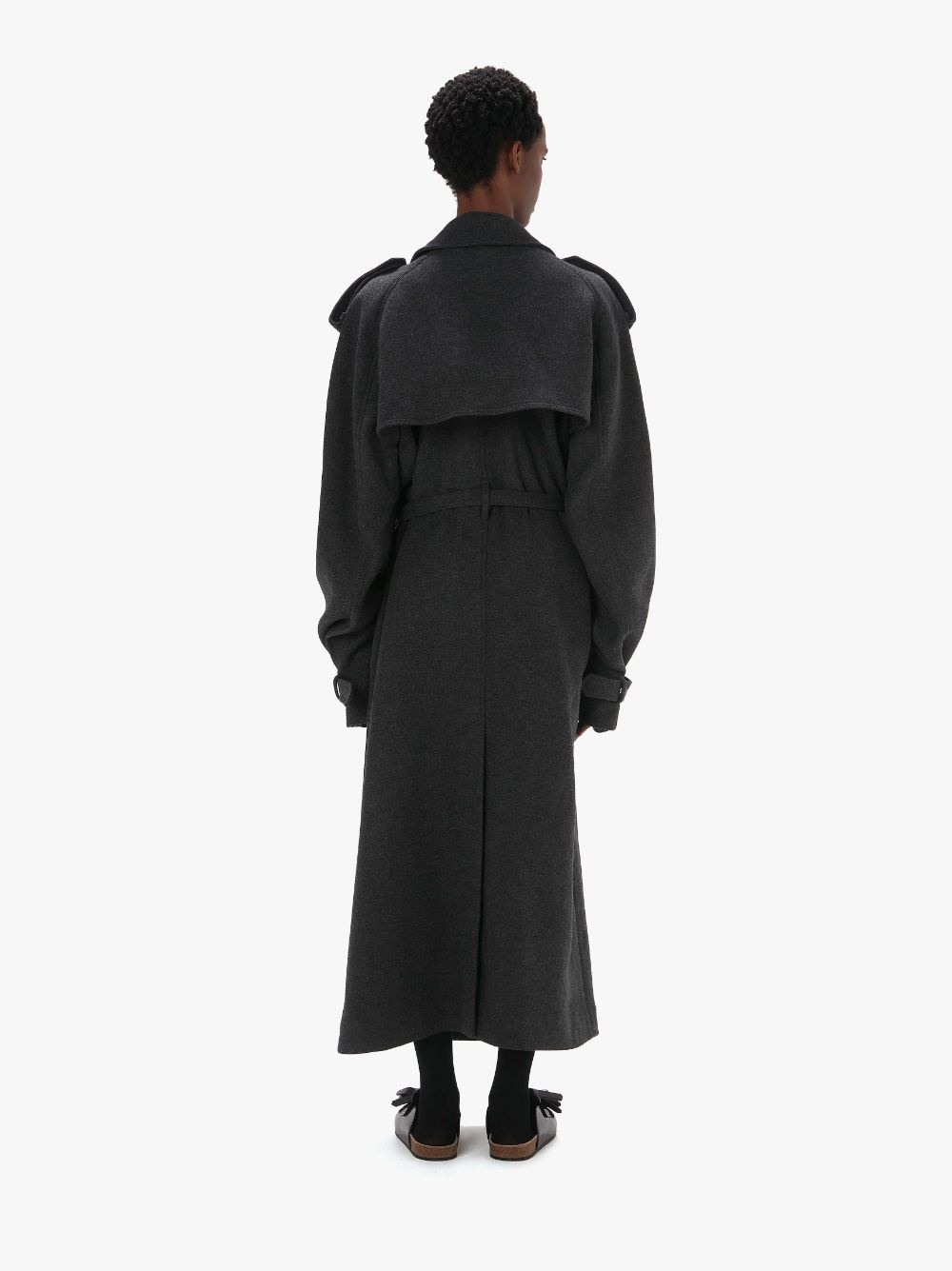 WOOL TRENCH COAT - 3