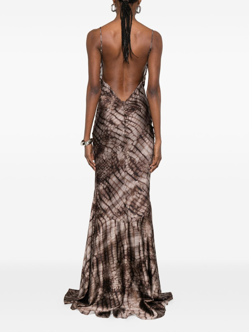 V-neck printed maxi dress 4