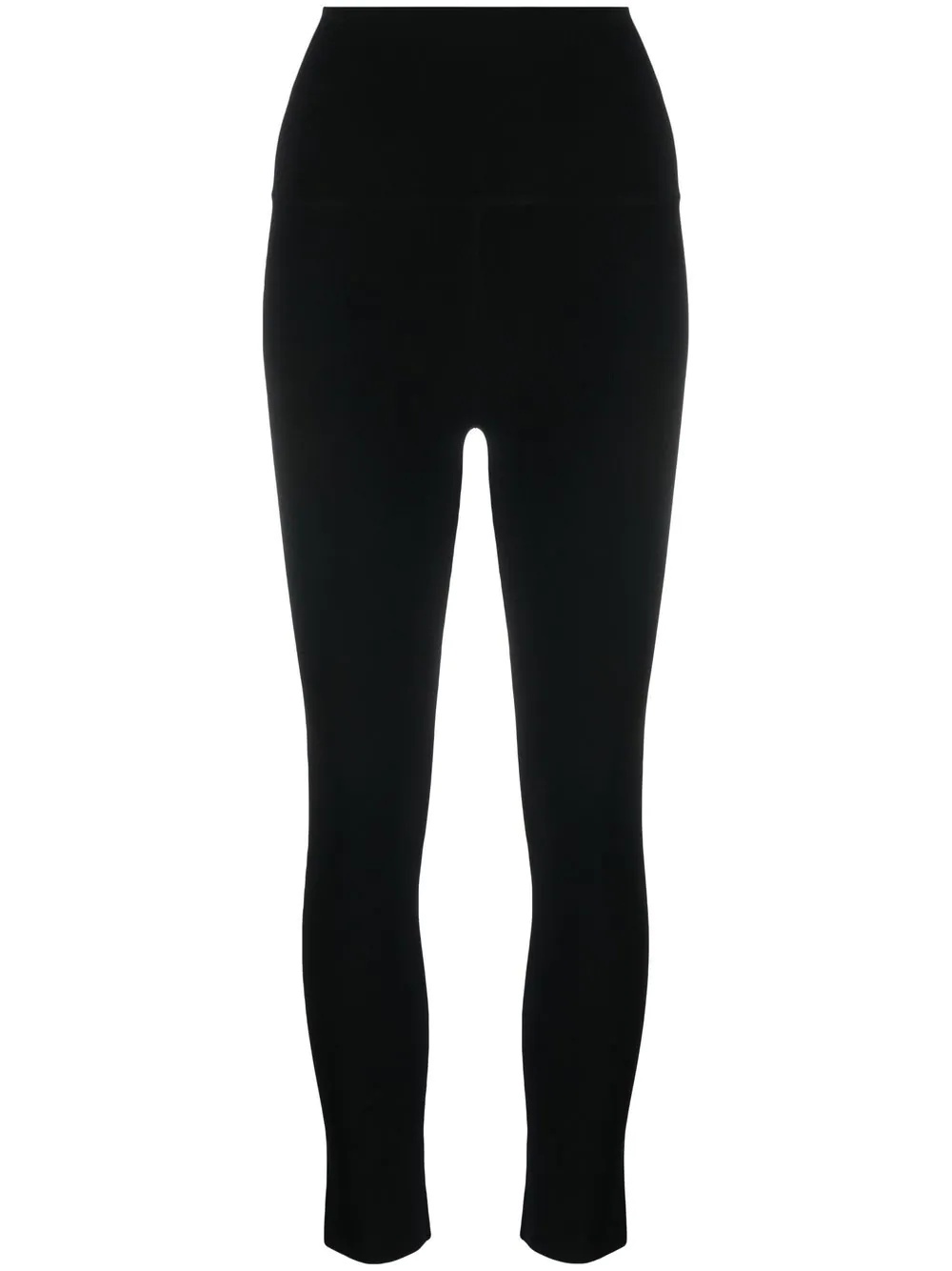 high-waisted cropped trousers - 1