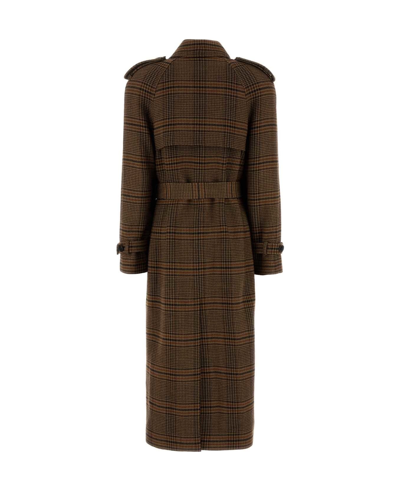 Embroidered Wool Coat - 2