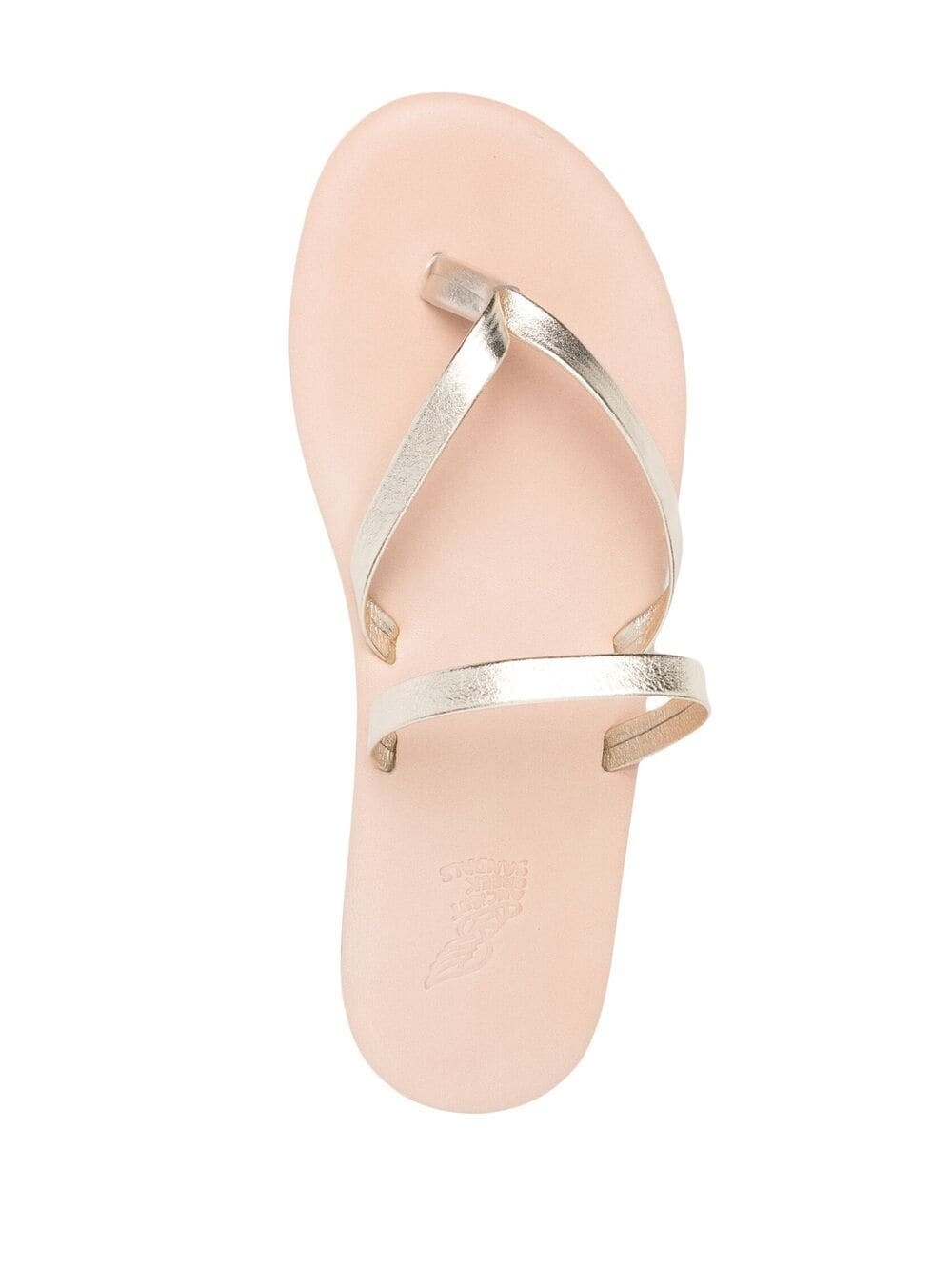 Vachetta leather flip flops - 4