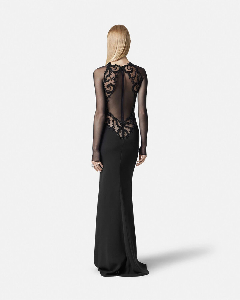 Embellished Barocco Lace Gown 5