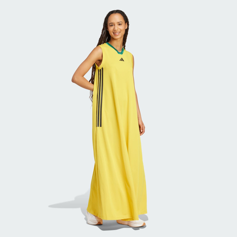 Tiro Cut 3-Stripes Soft Mesh Long Dress 4